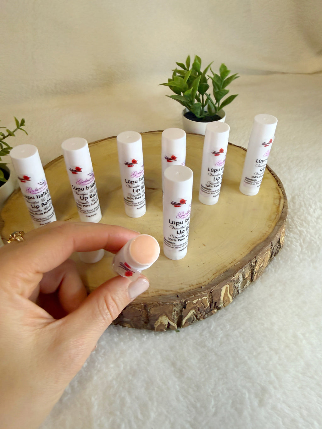 Vanilla & Rose Lip balm