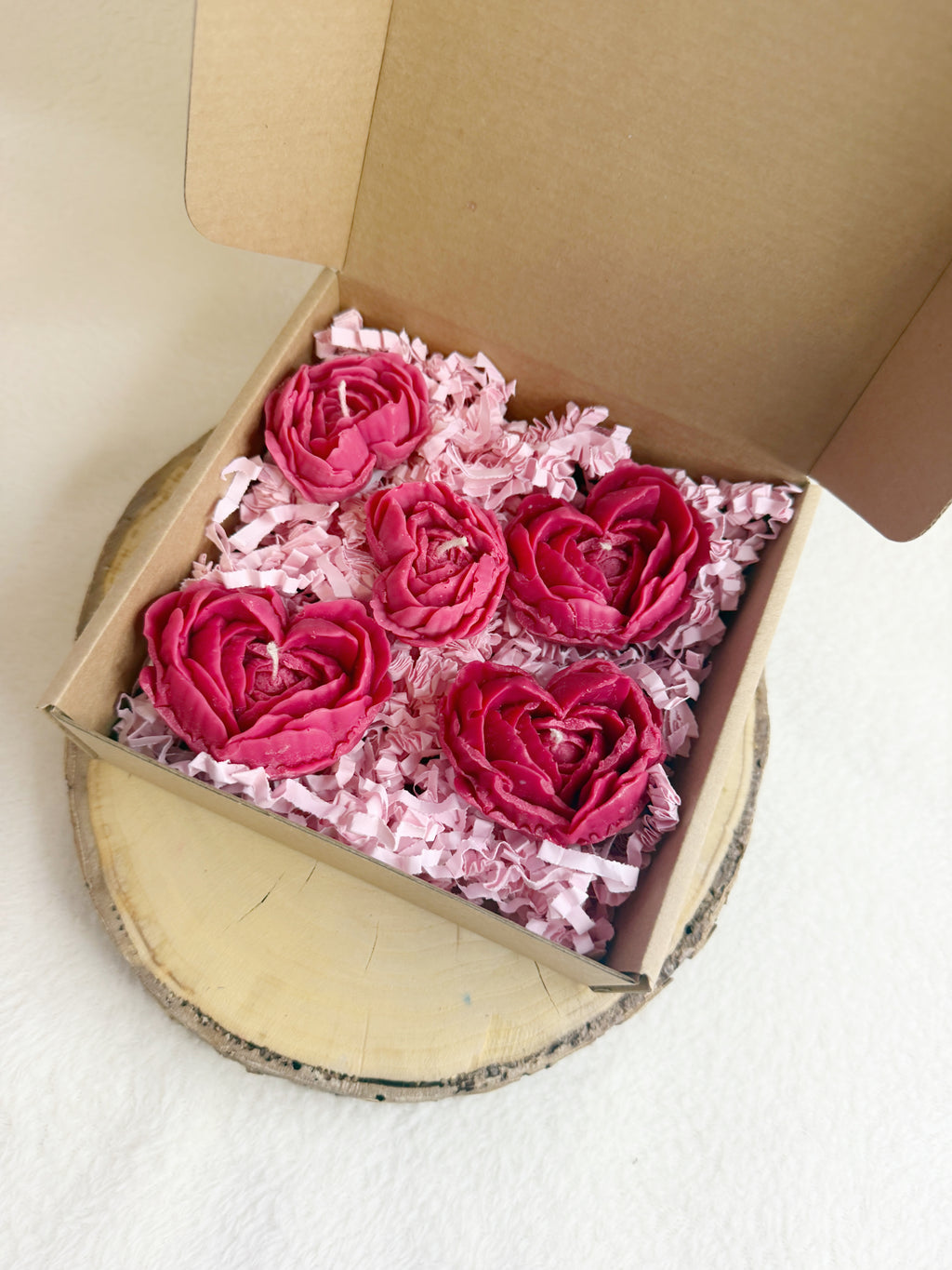 Soy Flower candle gift