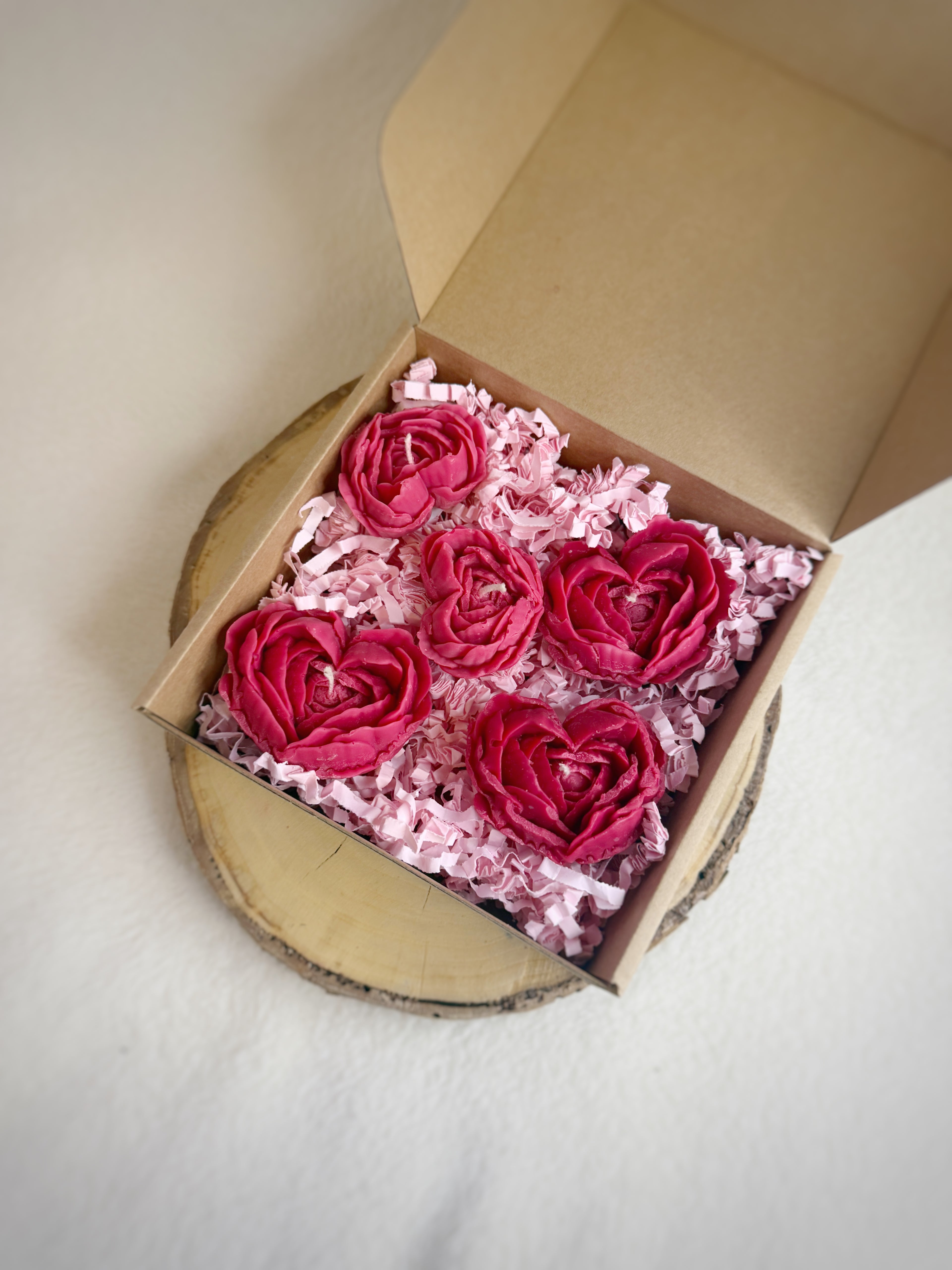Soy Flower candle gift