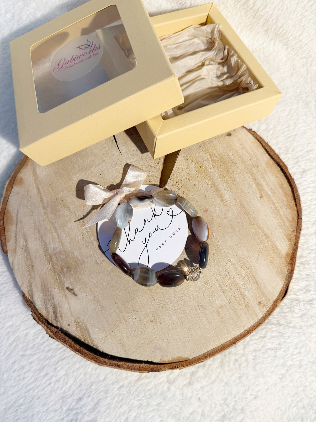 Agate Stone Bracelet