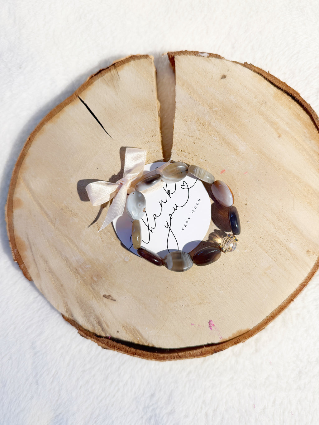 Agate Stone Bracelet