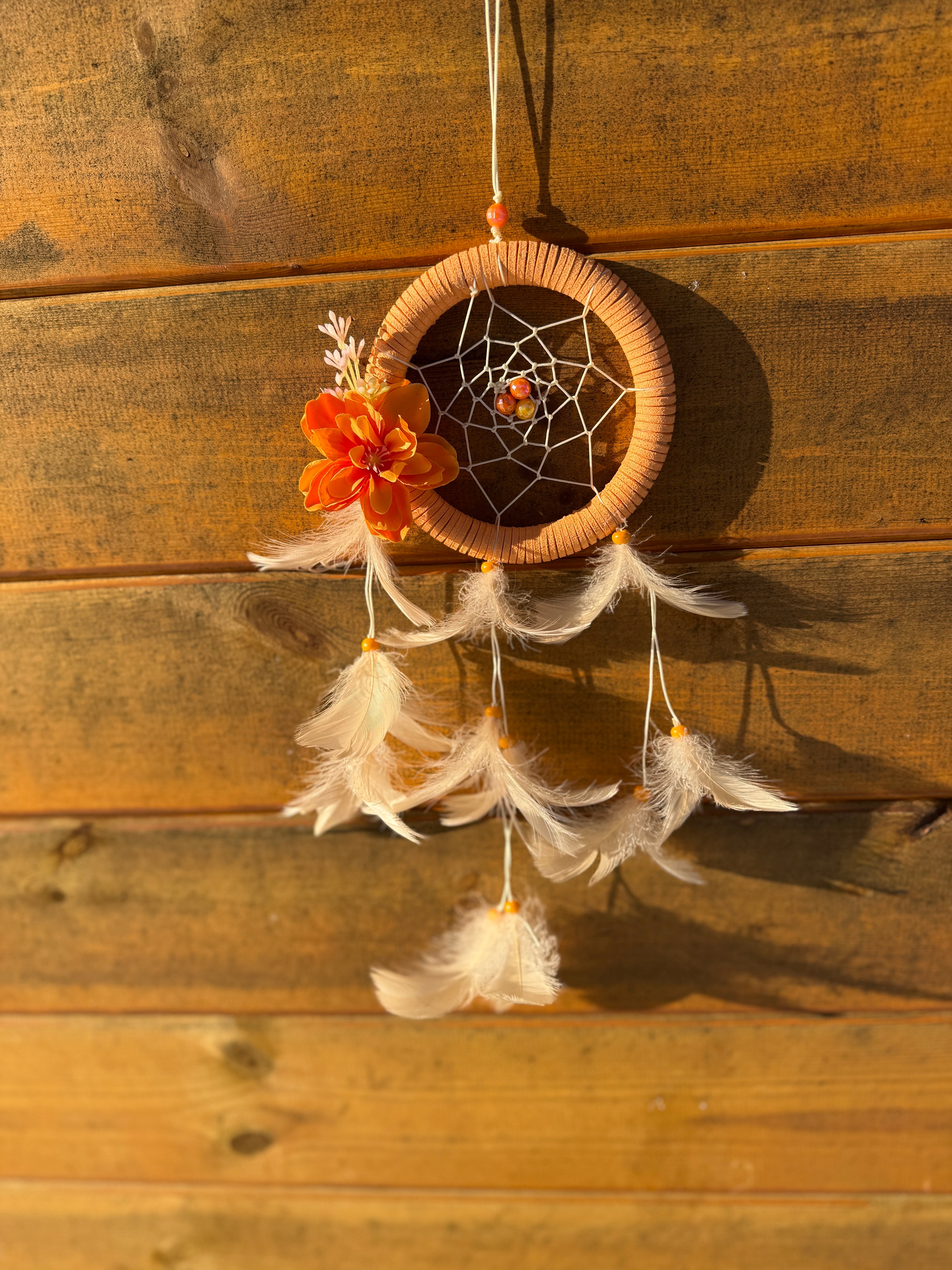 Orange Flower dreamcather