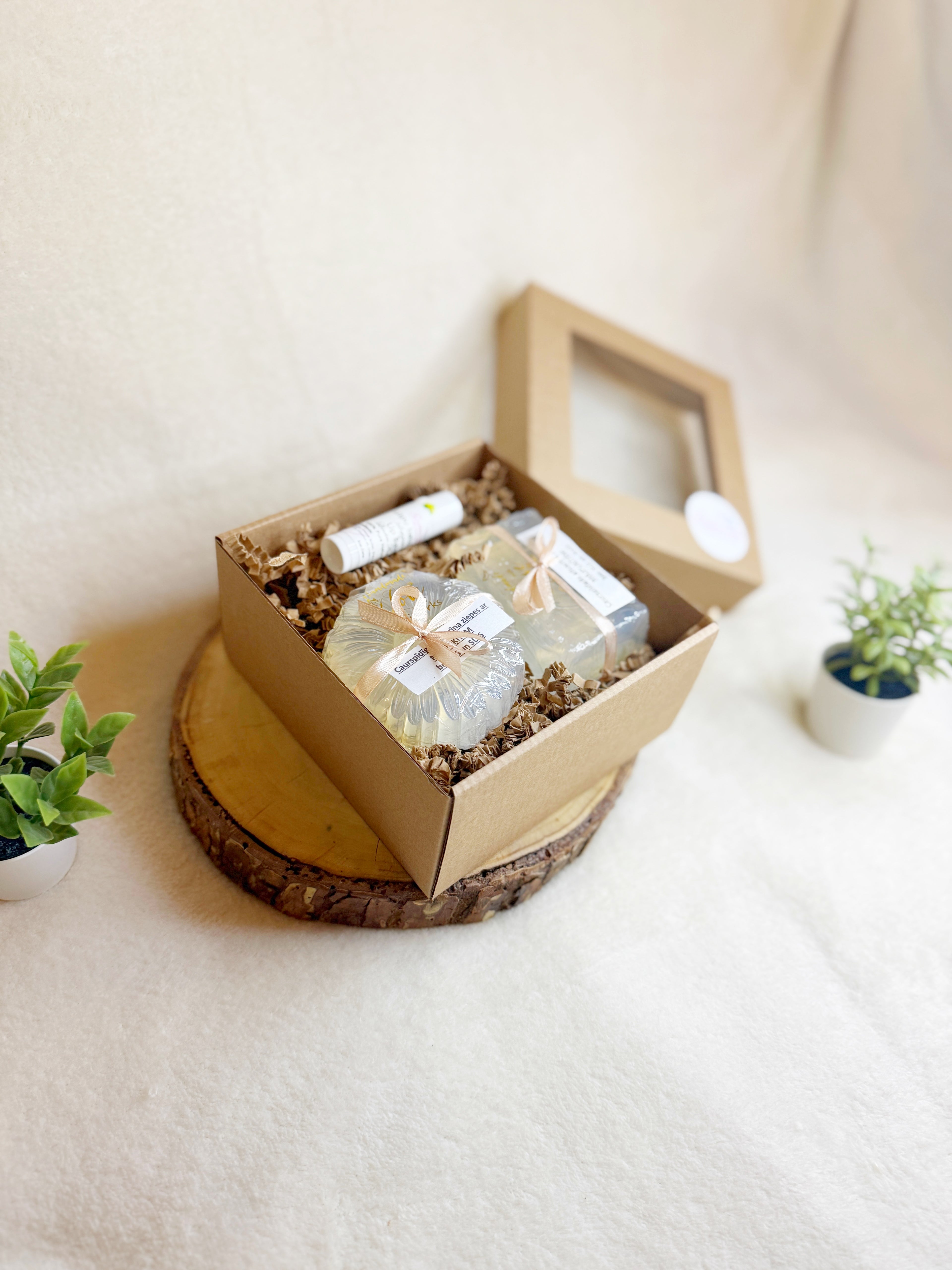 Glycerin Soaps and Lip balm gift set