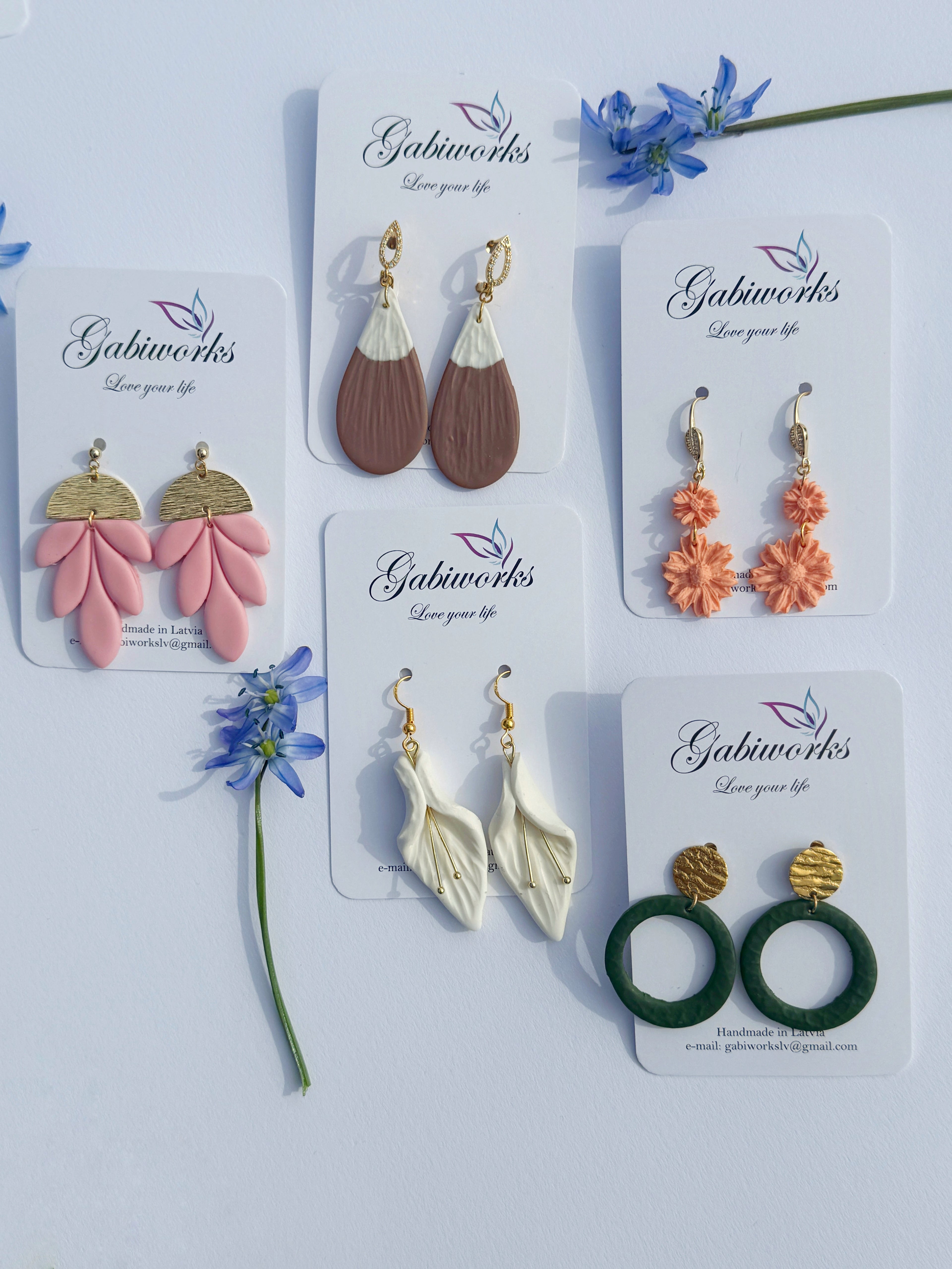 Polymerclay earrings