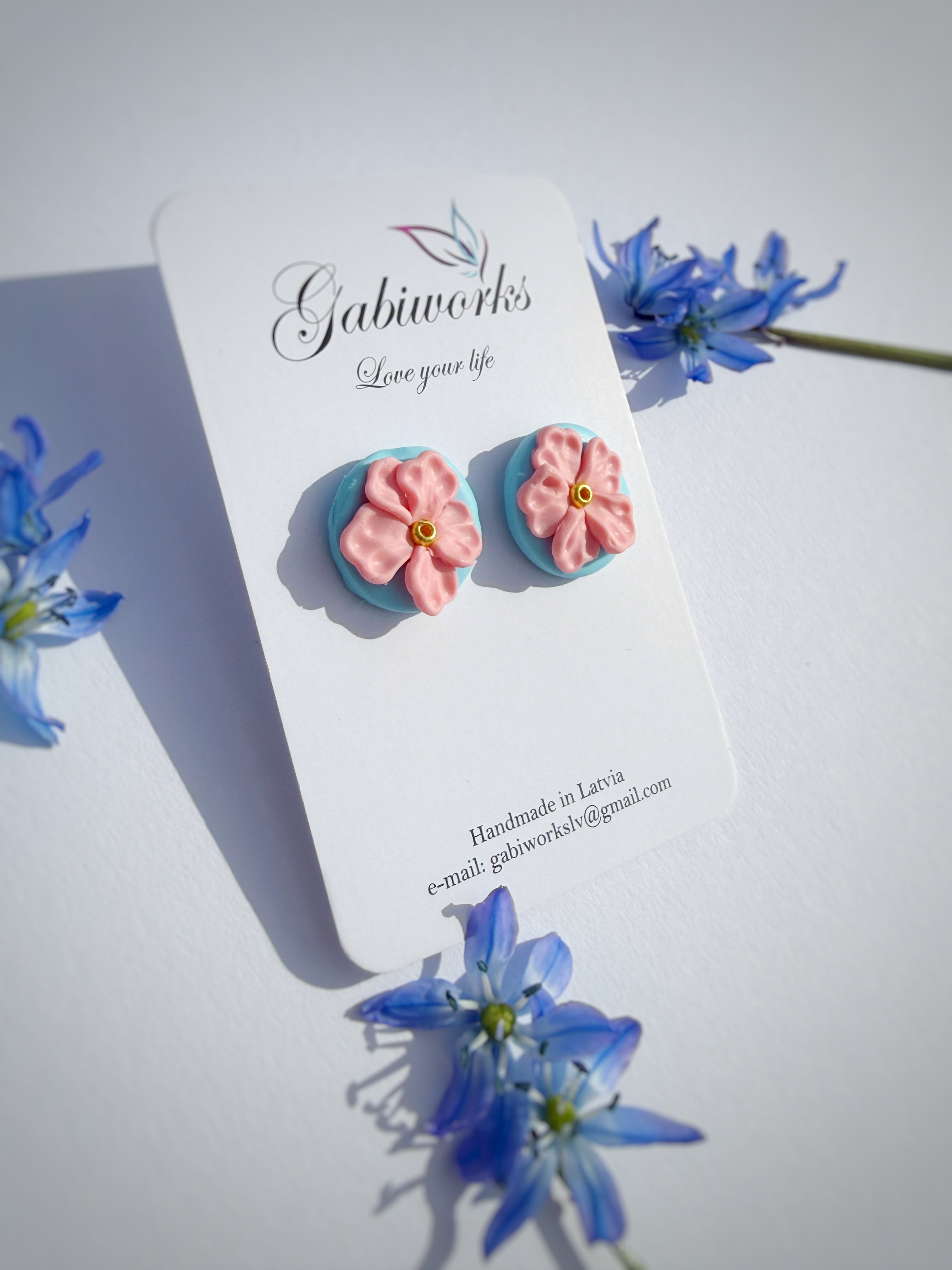 Polymerclay earrings