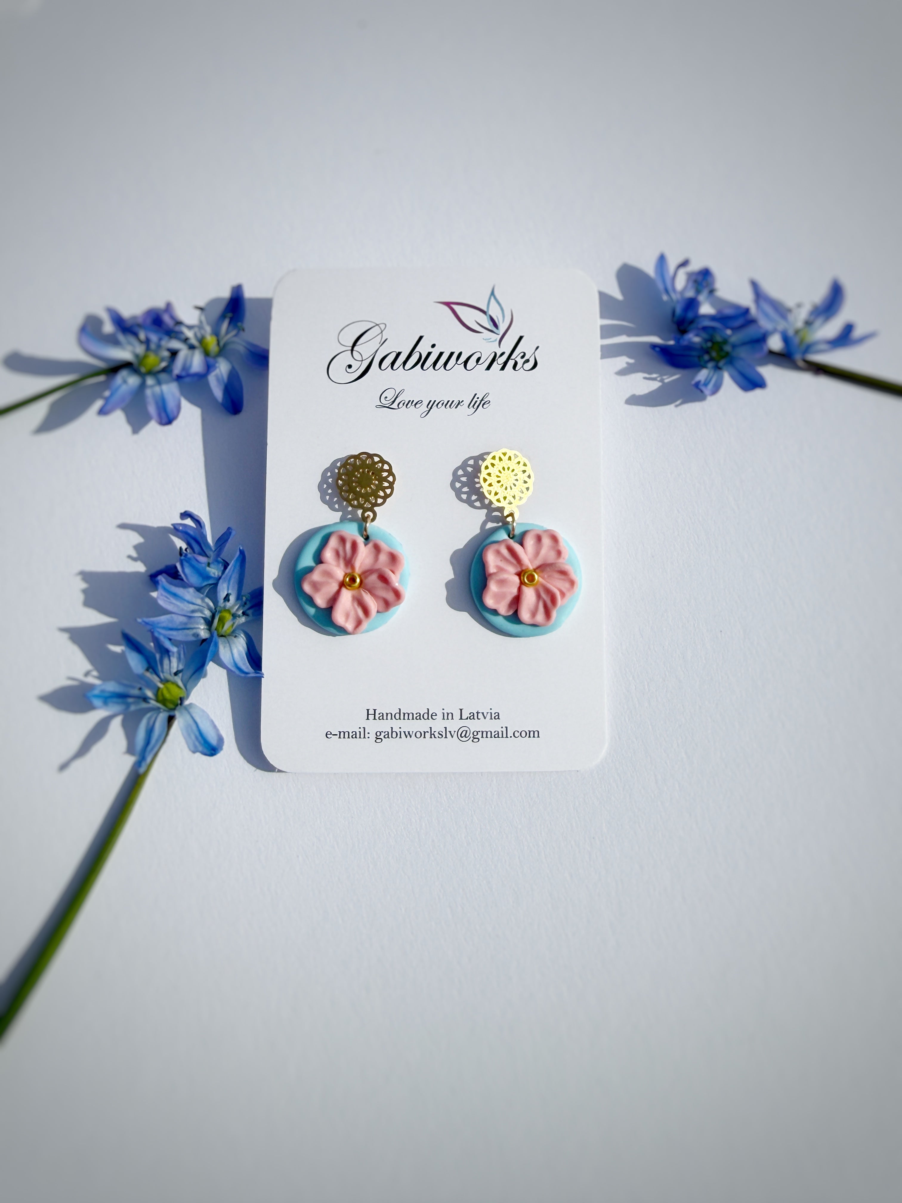 Polymerclay earrings