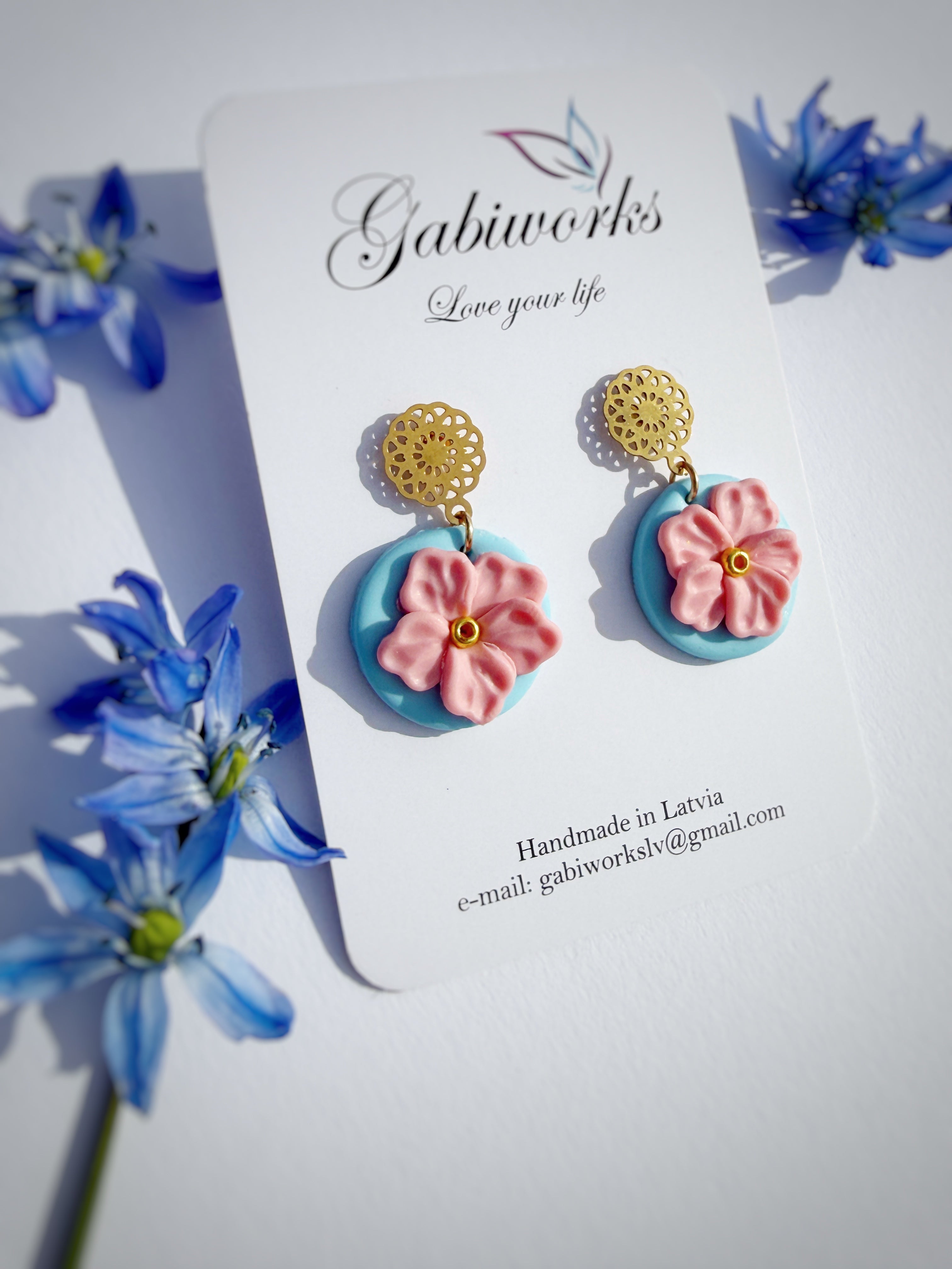Polymerclay earrings