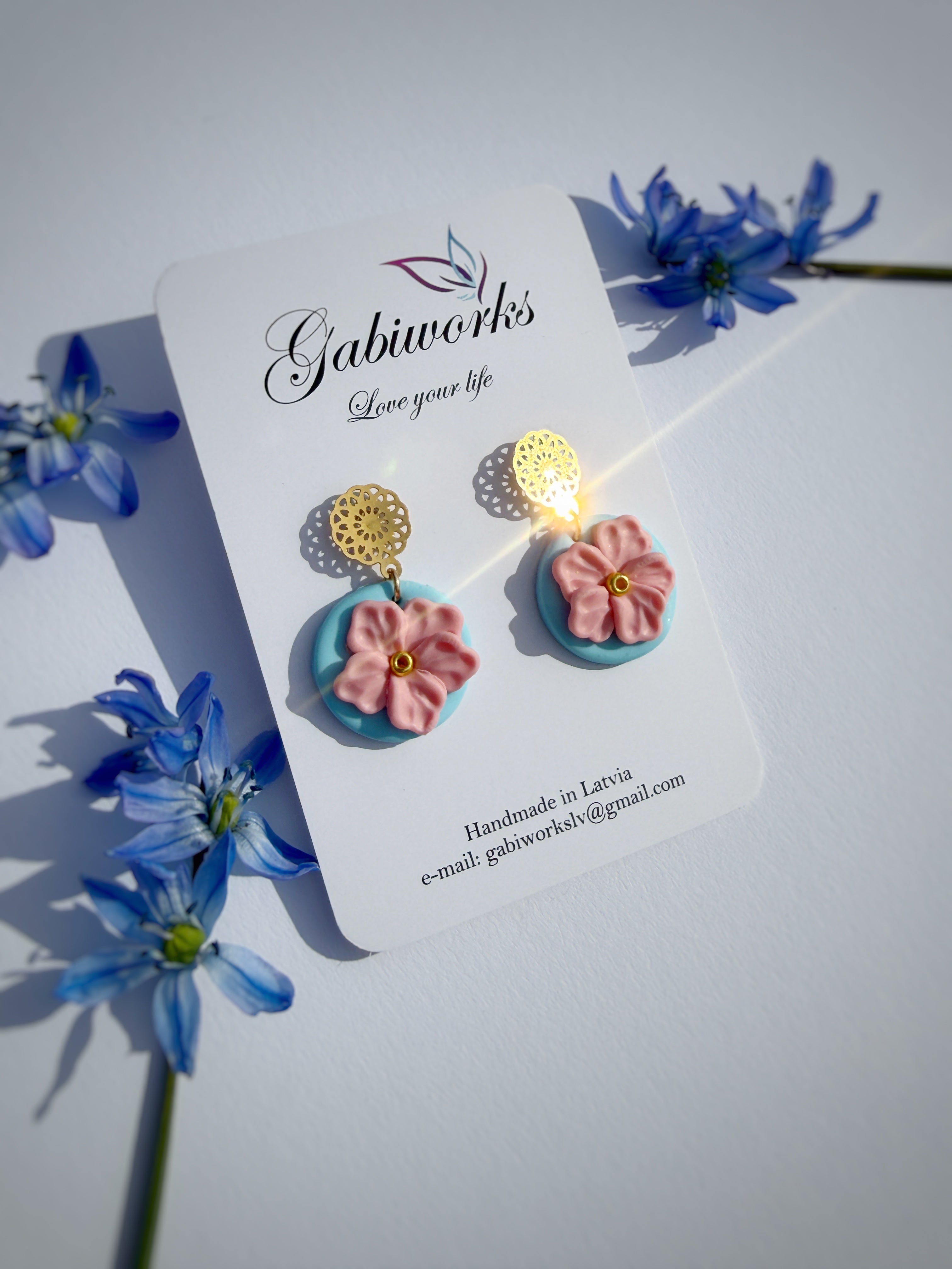 Polymerclay earrings
