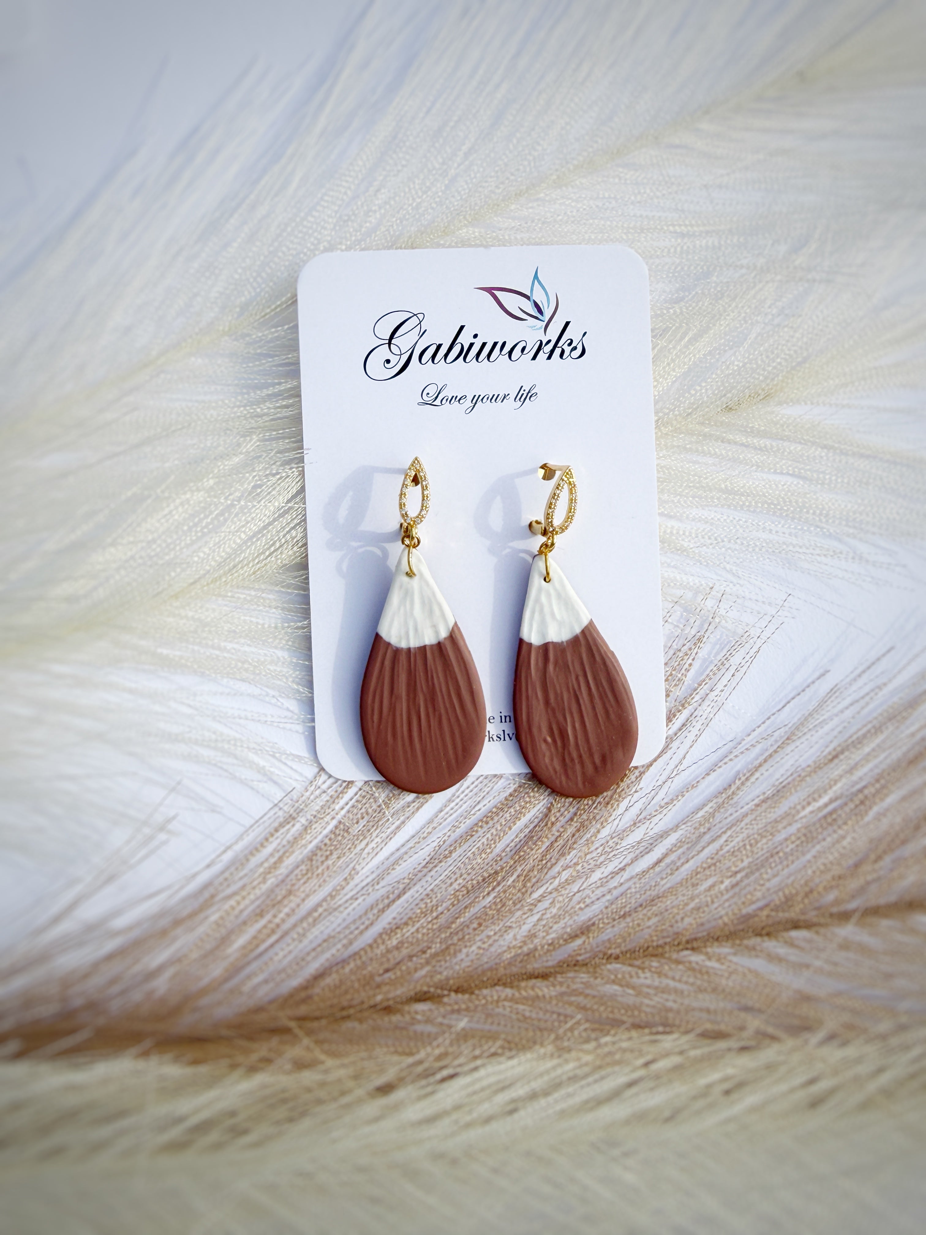 Polymerclay earrings