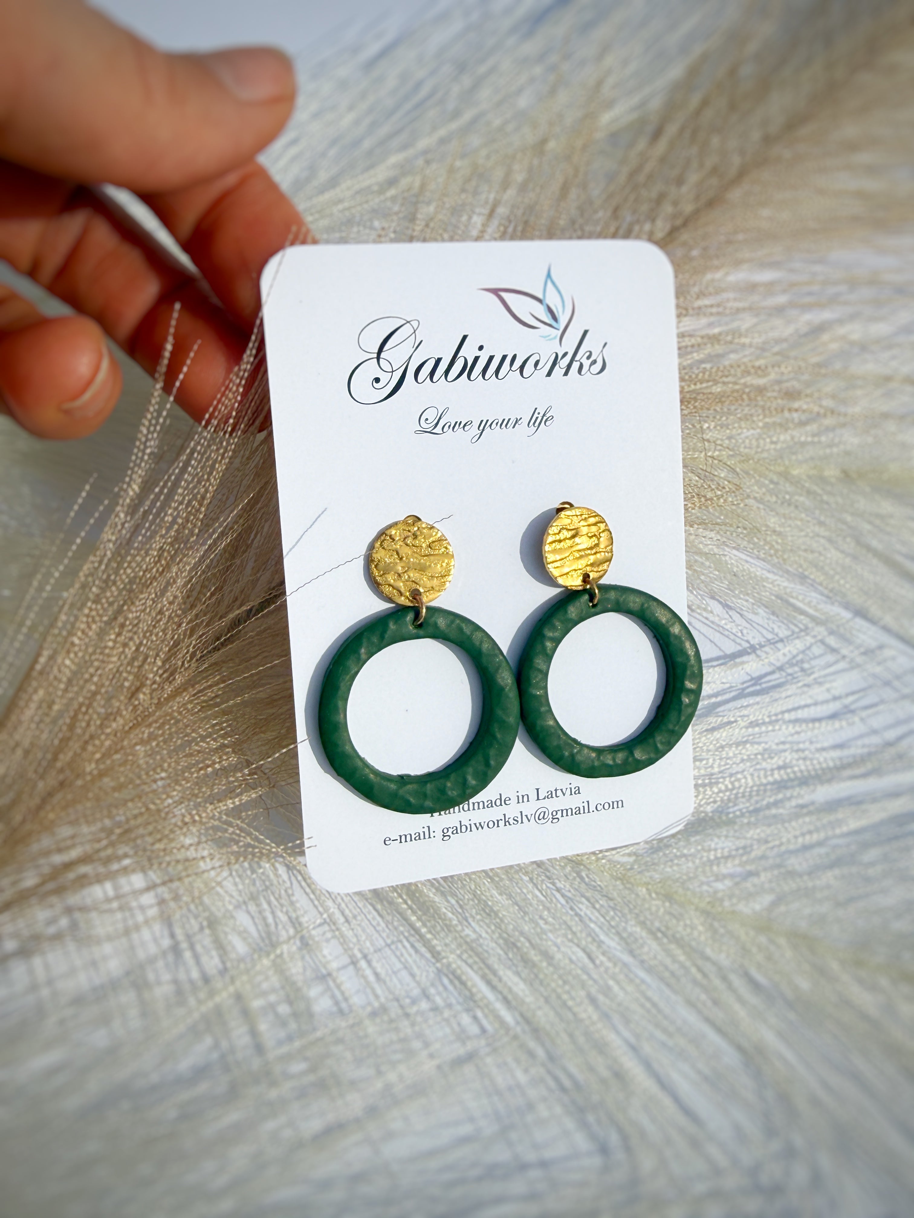 Polymerclay earrings