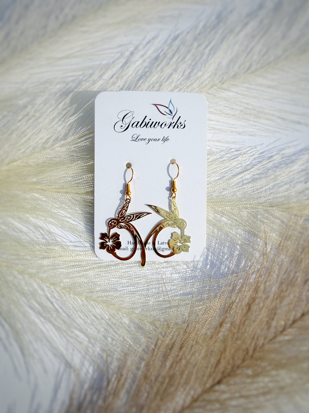 Birds earrings