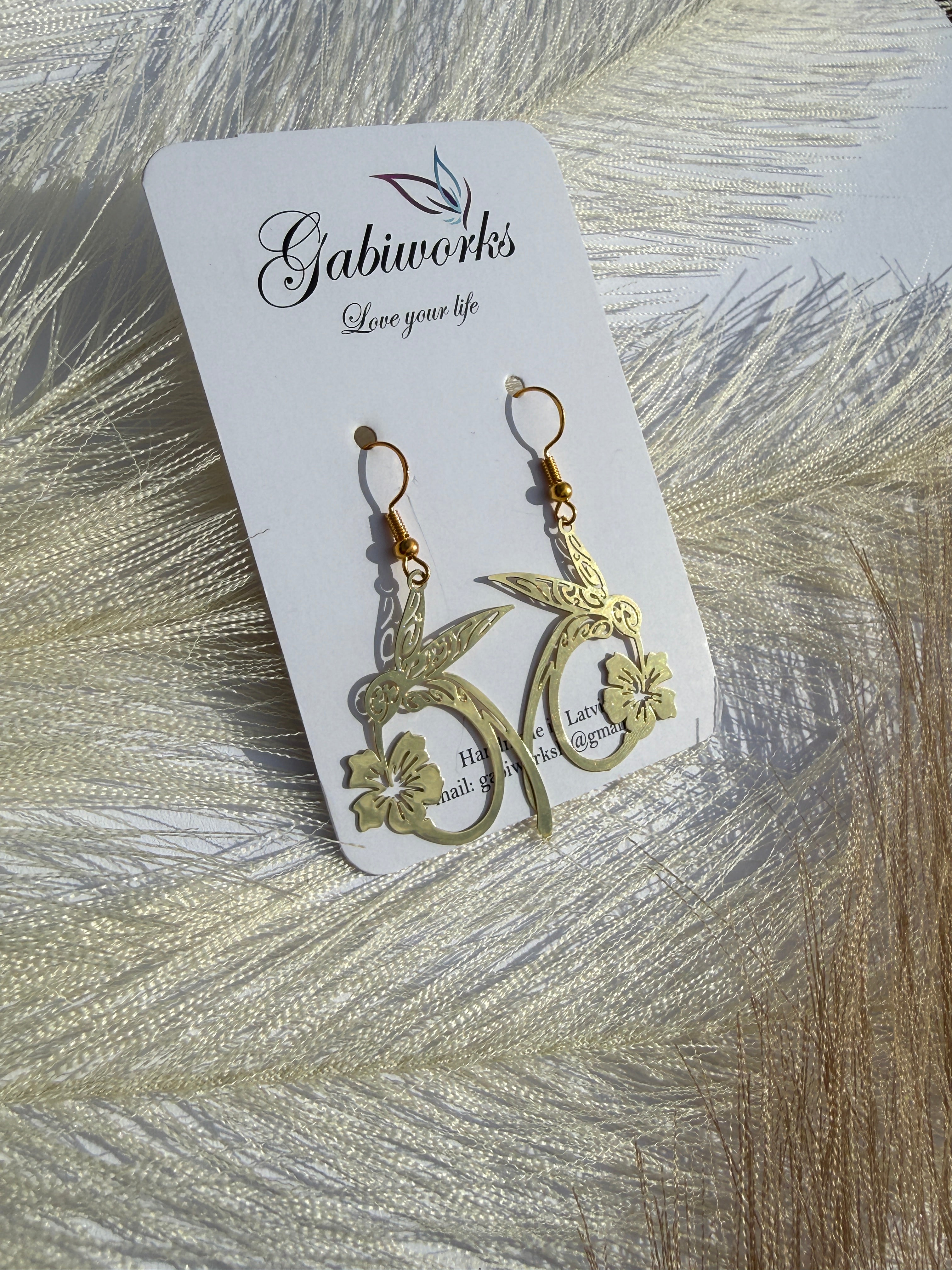 Birds earrings