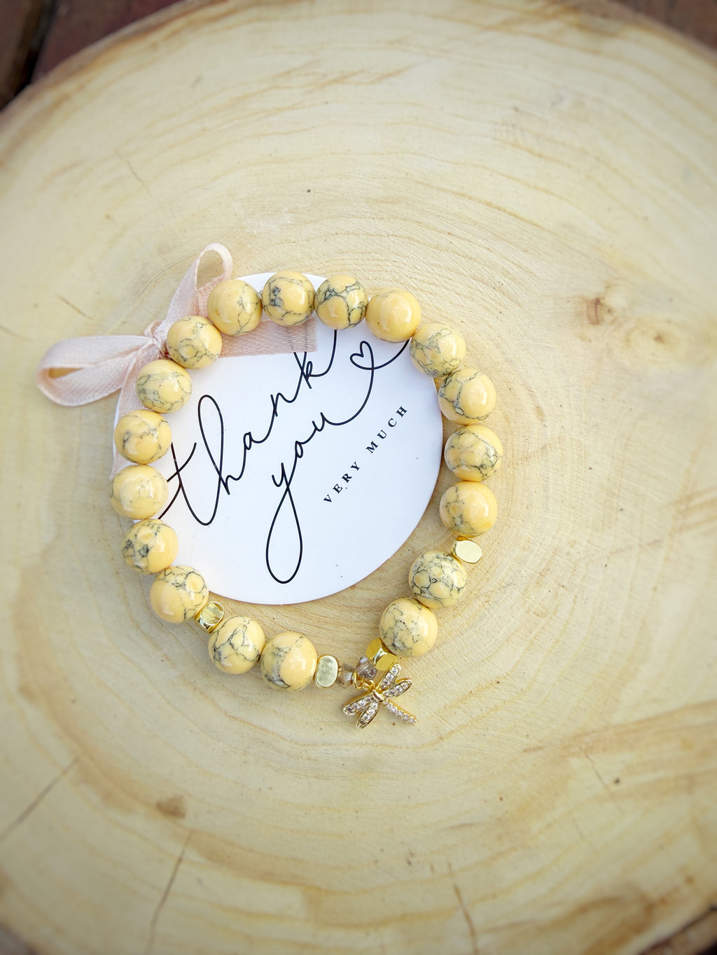 Howlite stone 2 in 1 Bracelets