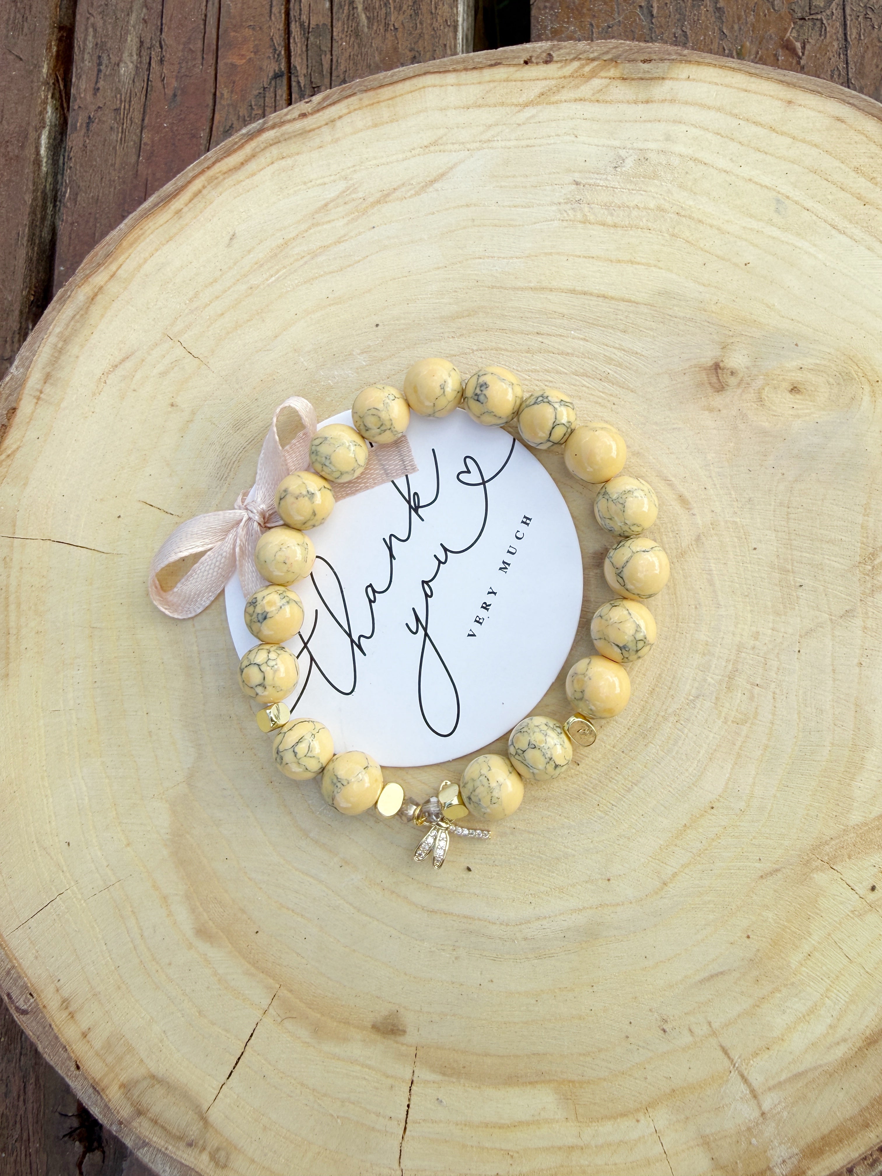 Howlite stone 2 in 1 Bracelets