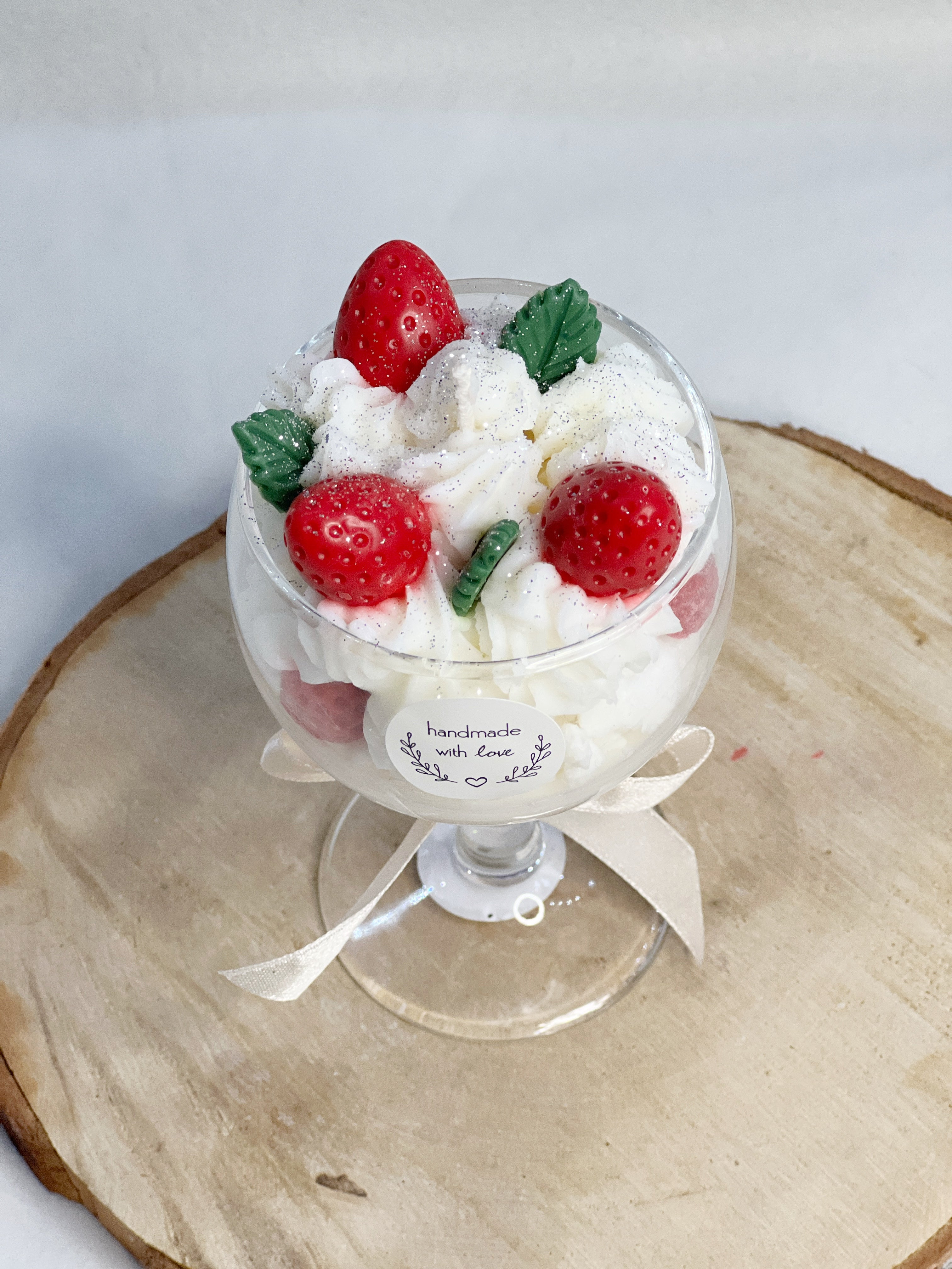 White Soy Dessert Candle