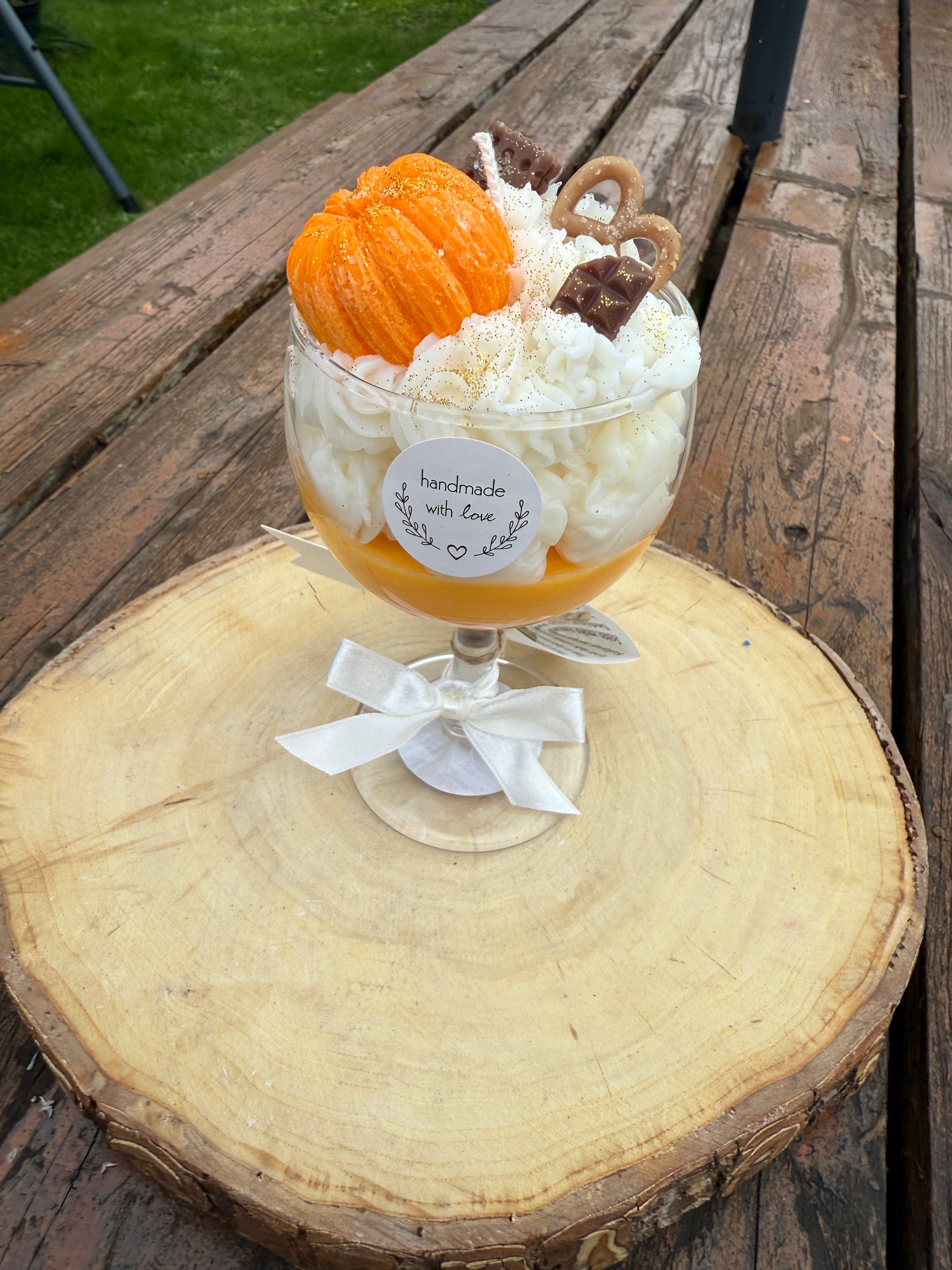 Soy Dessert Orange Pumpkin candle