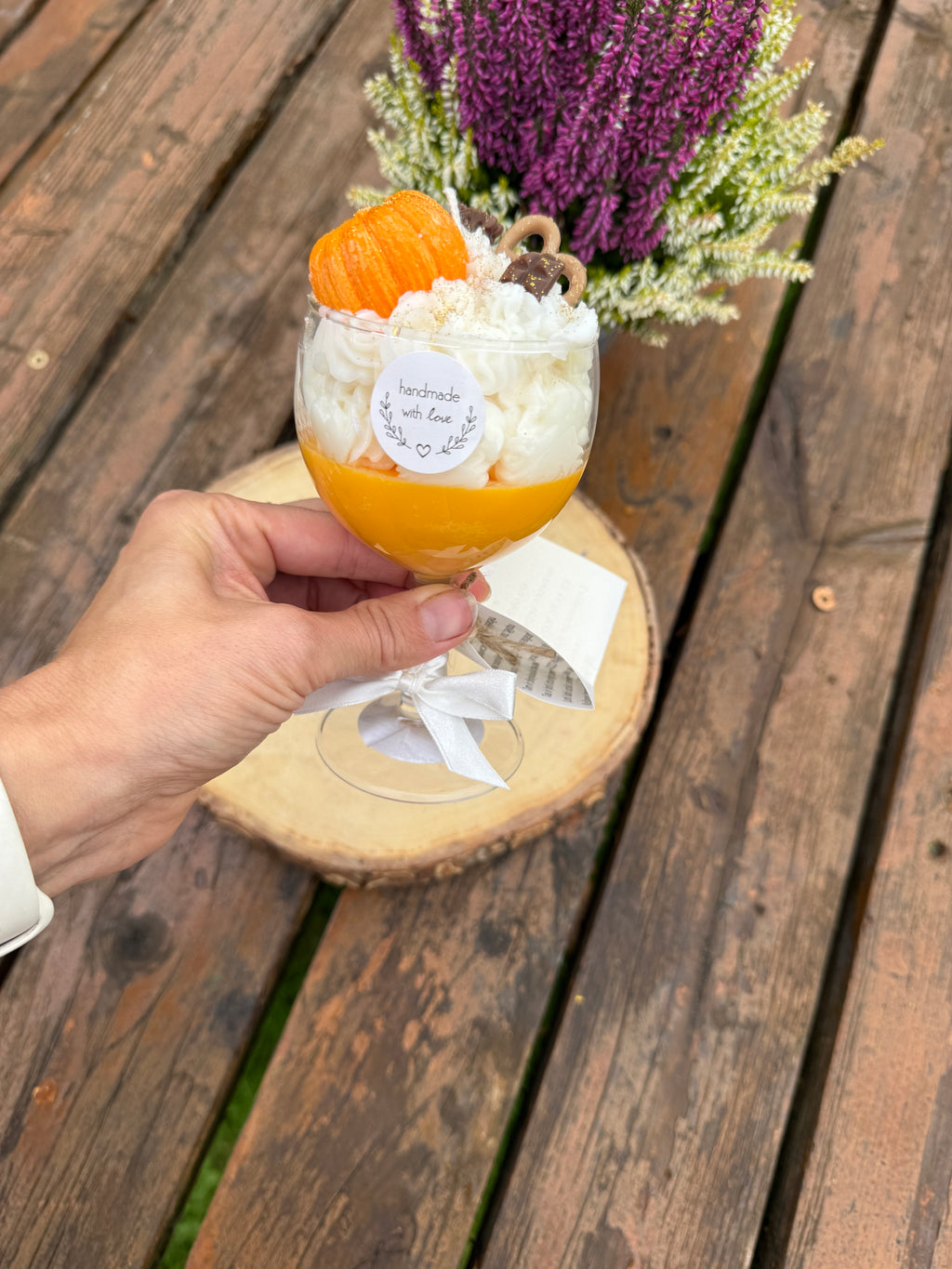 Soy Dessert Orange Pumpkin candle