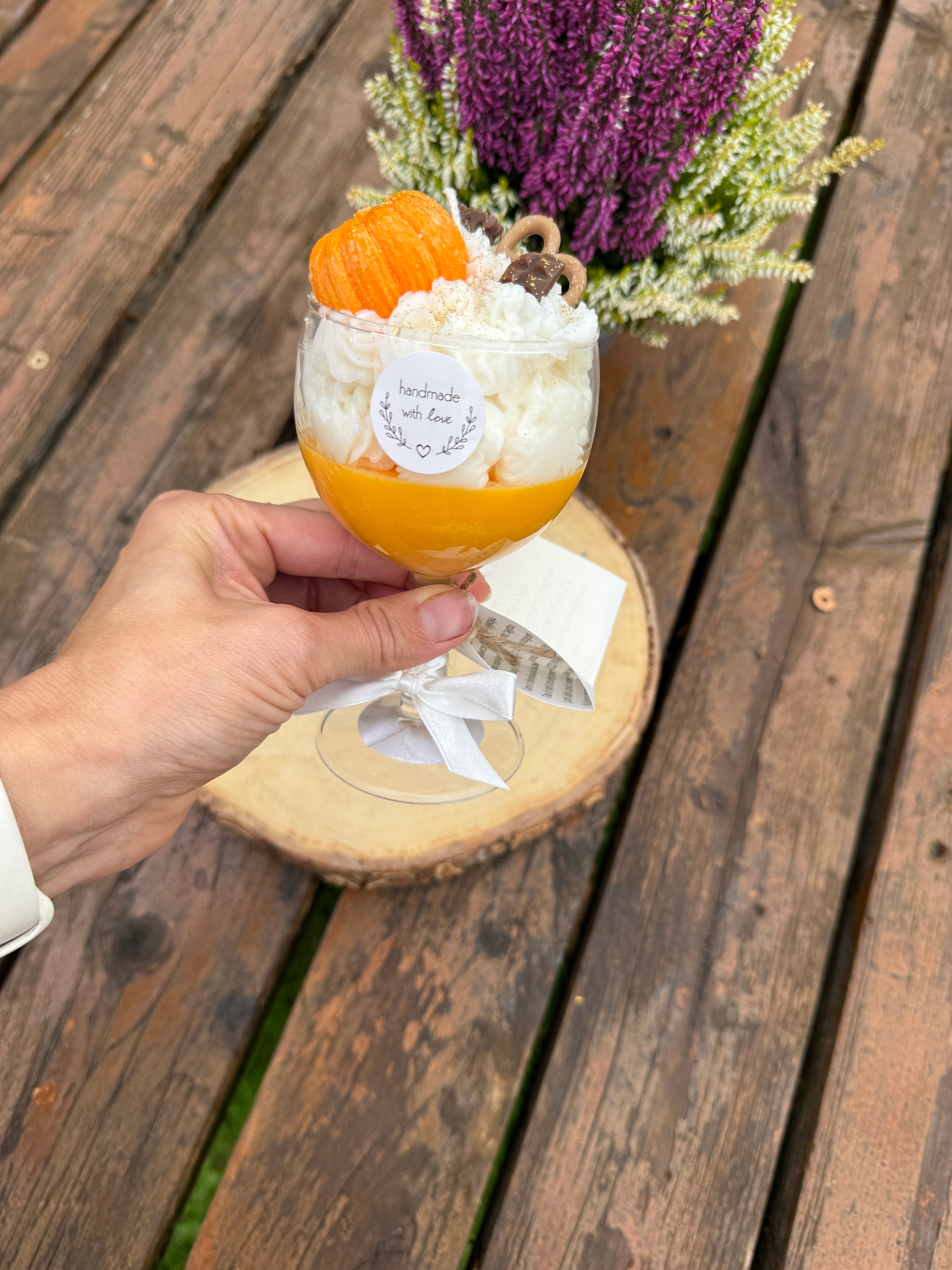 Soy Dessert Orange Pumpkin candle