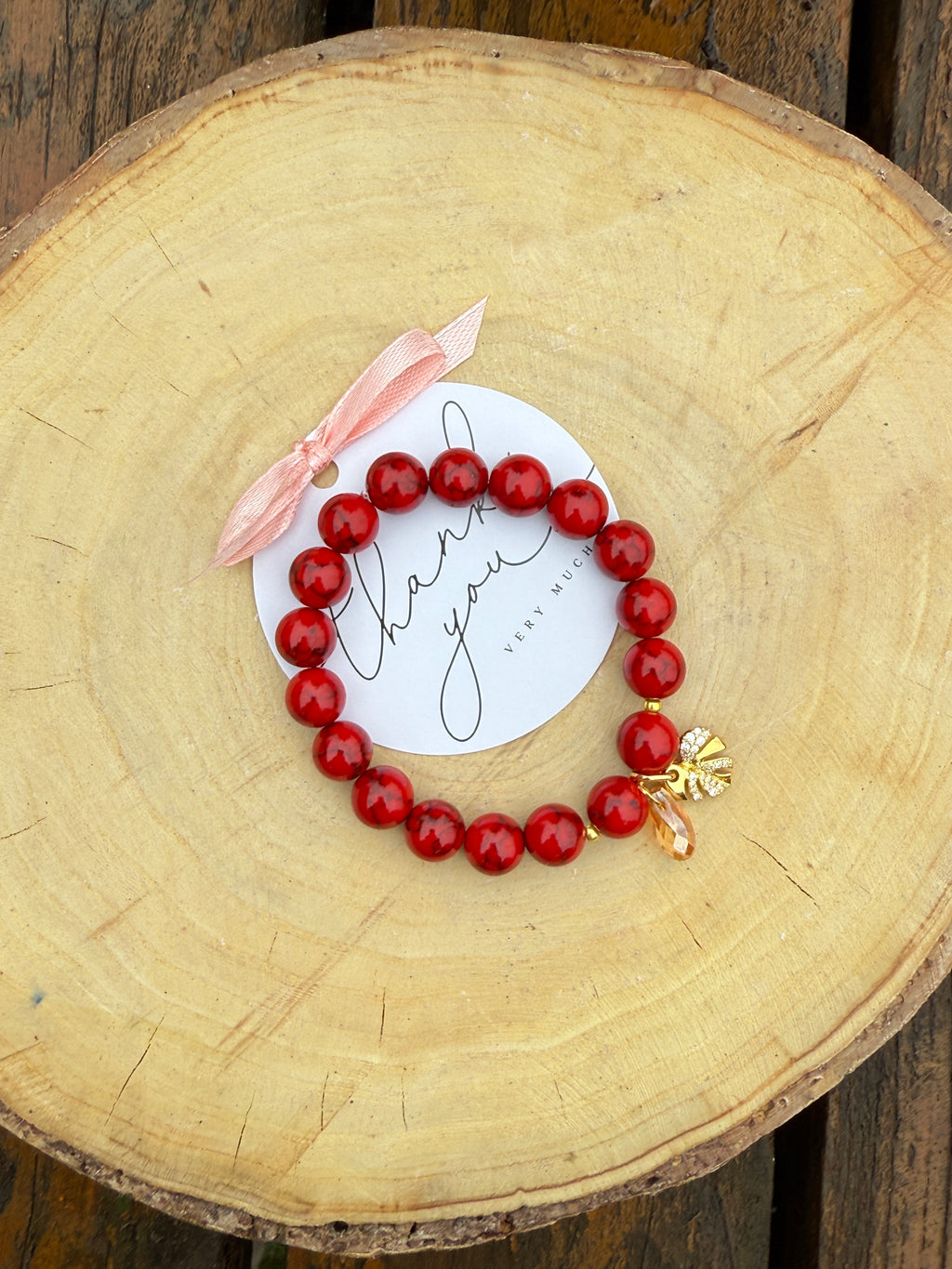 Red Holvite Bracelet