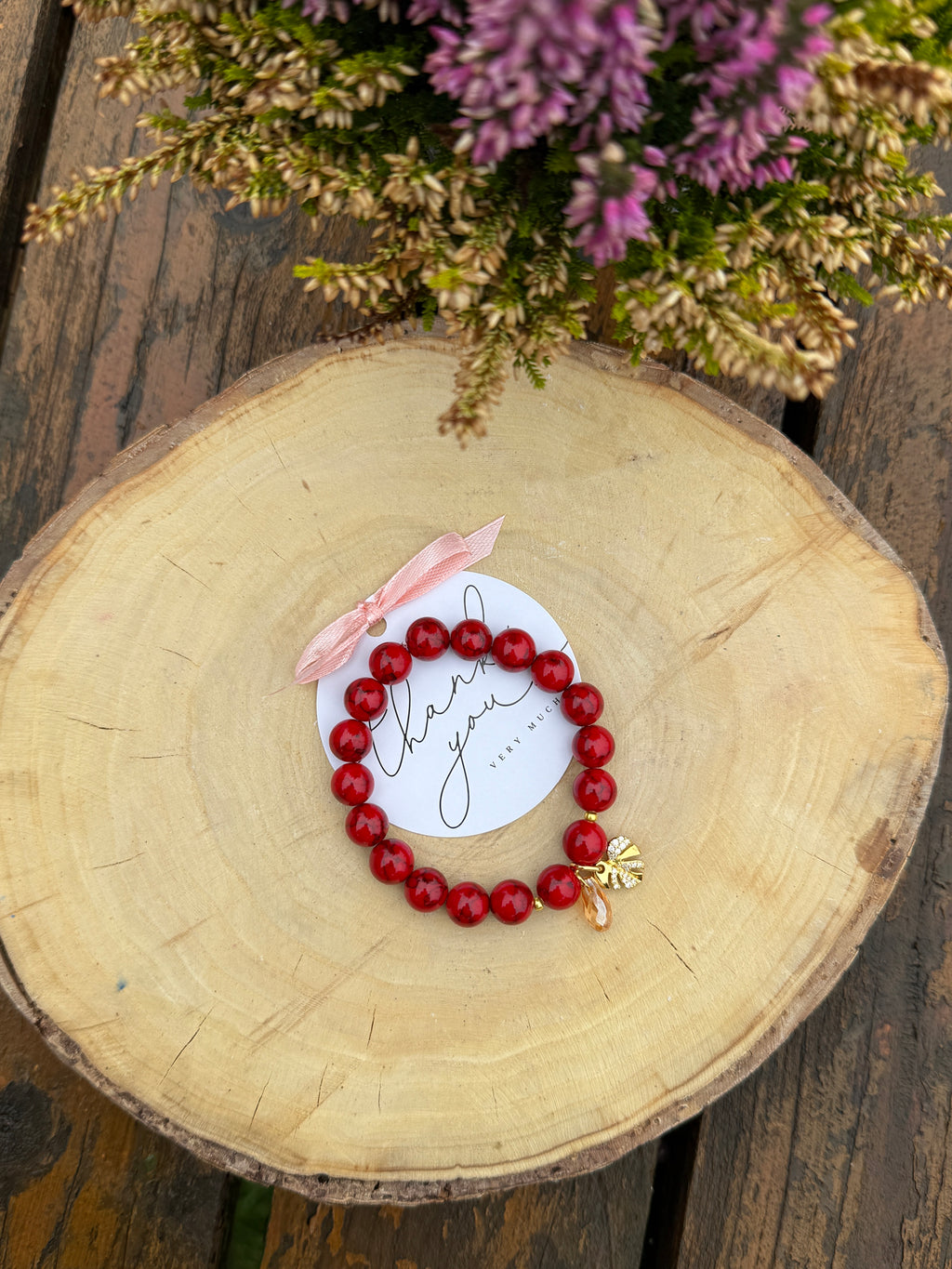 Red Holvite Bracelet