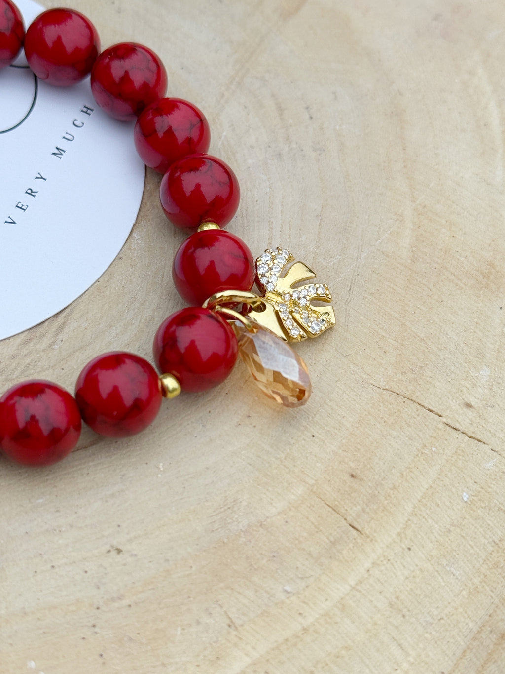 Red Holvite Bracelet