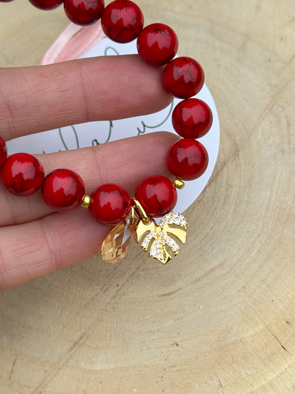 Red Holvite Bracelet