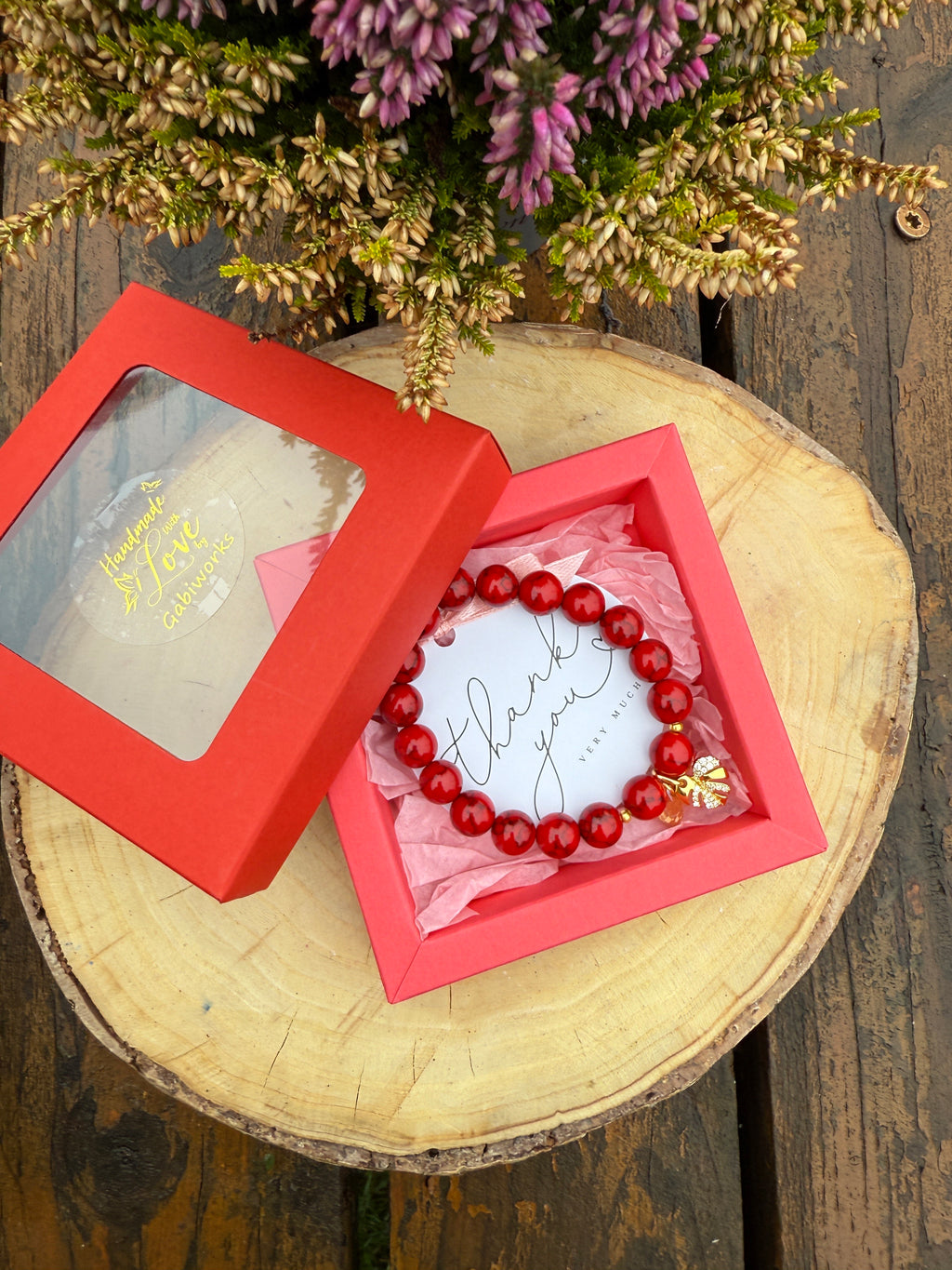 Red Holvite Bracelet