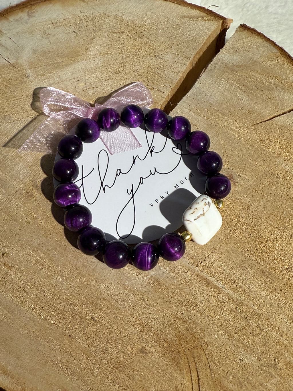Purple Tigereye Bracelet