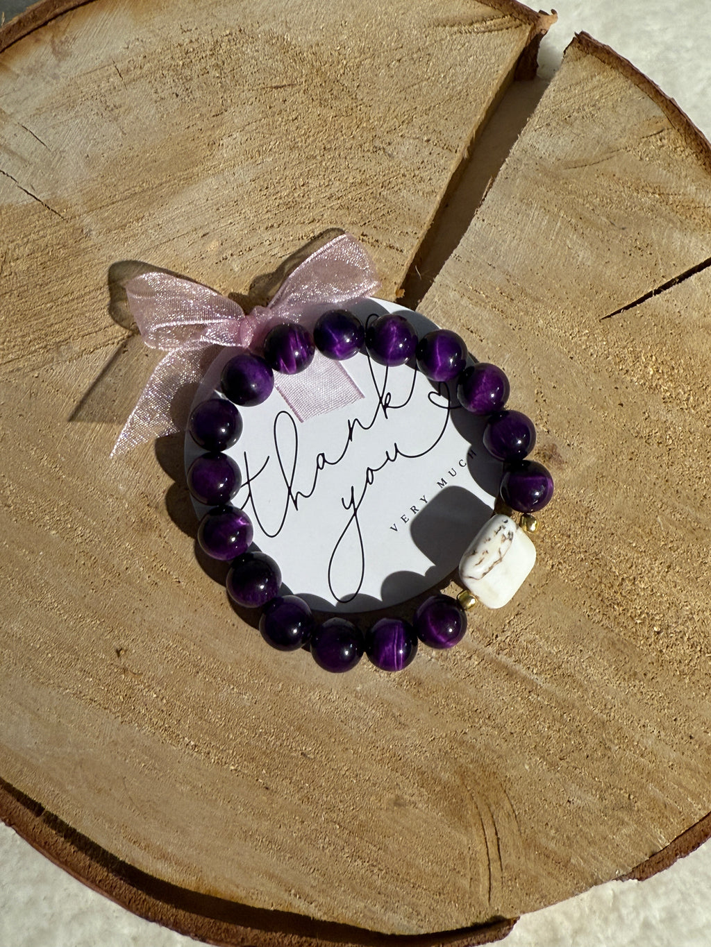Purple Tigereye Bracelet