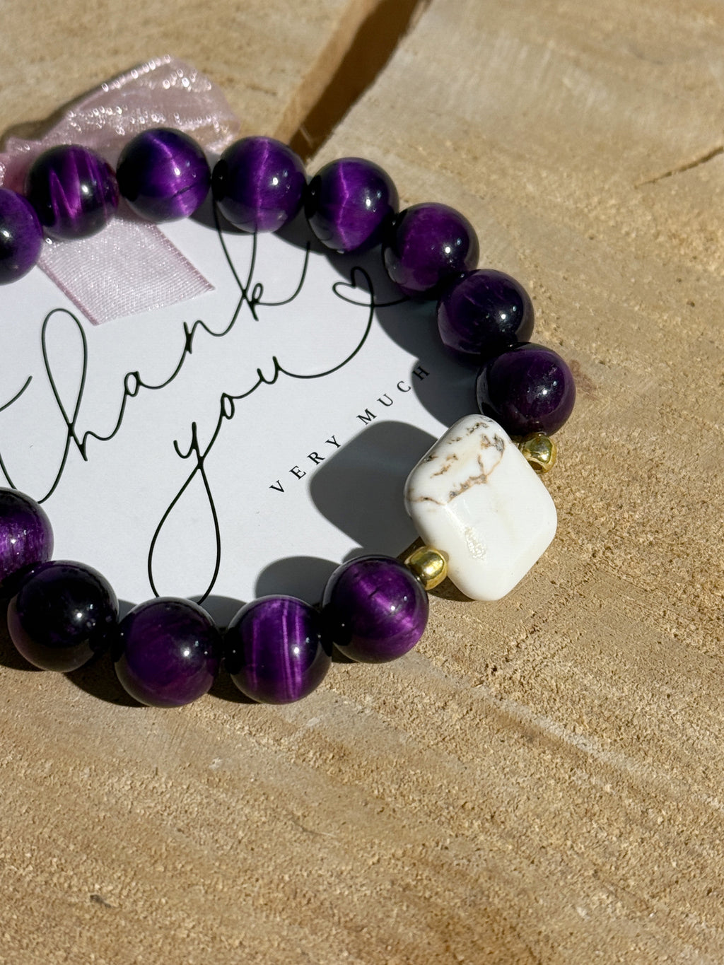 Purple Tigereye Bracelet