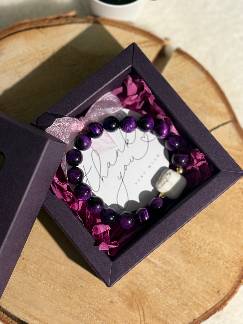 Purple Tigereye Bracelet