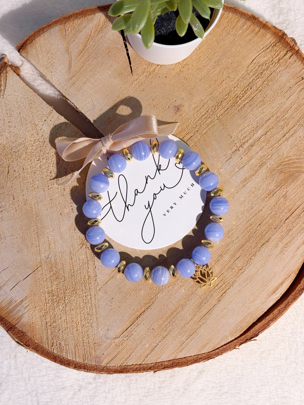 Blue Agate Bracelet