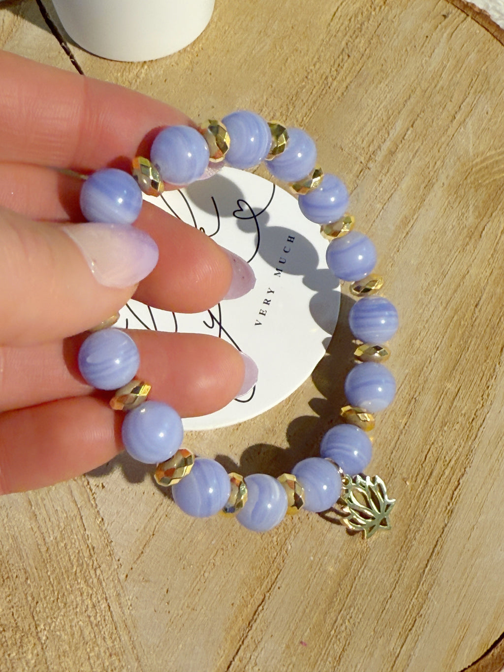 Blue Agate Bracelet