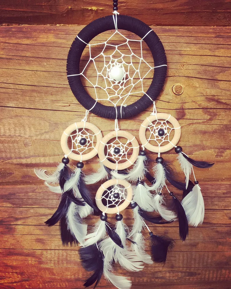 Black/White Dream Catcher