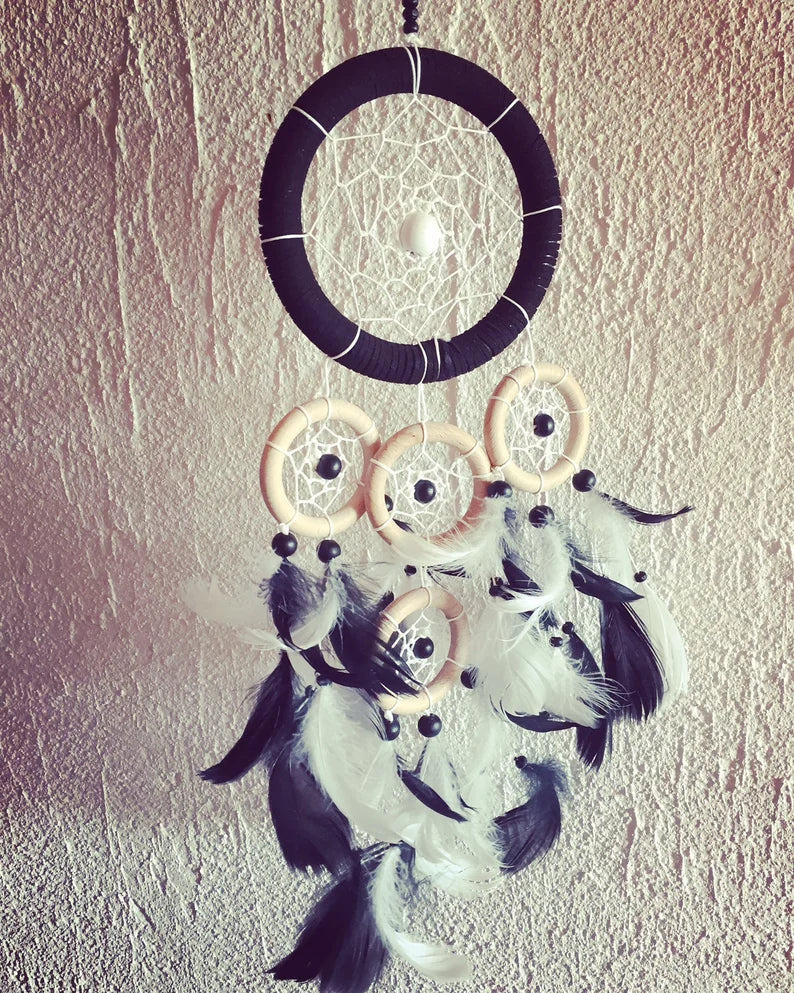 Black/White Dream Catcher