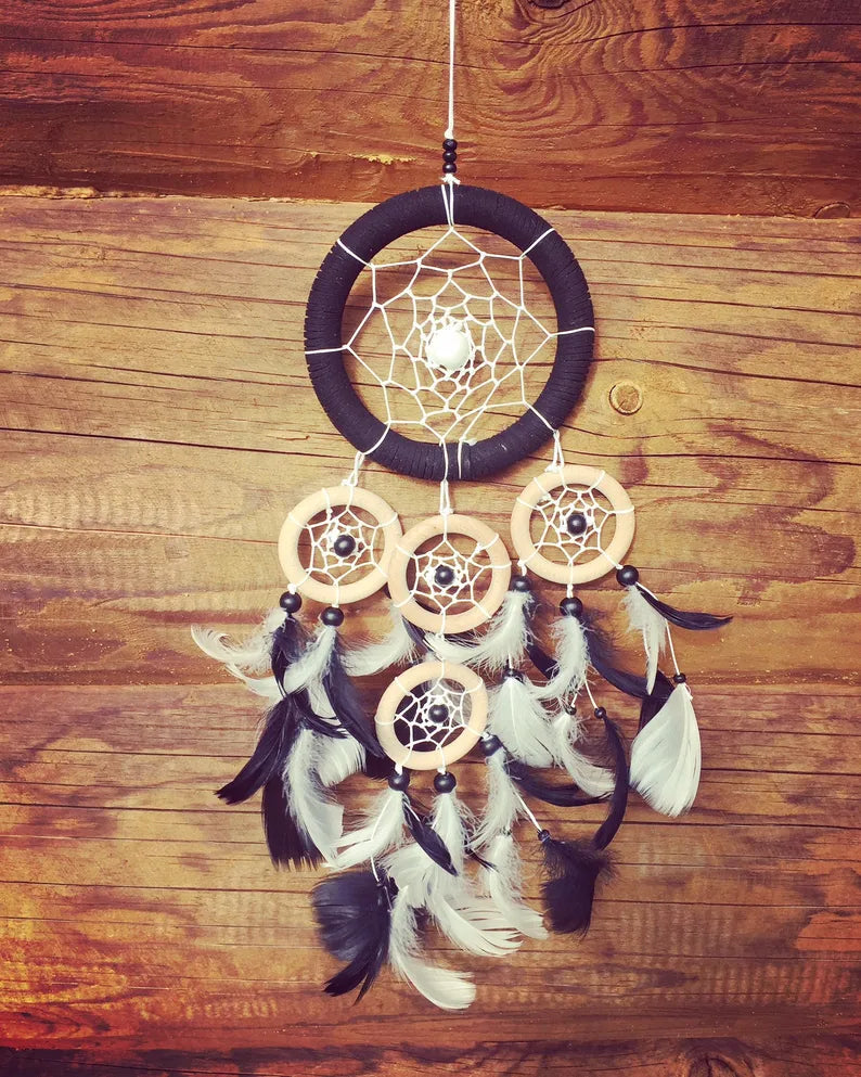 Black/White Dream Catcher