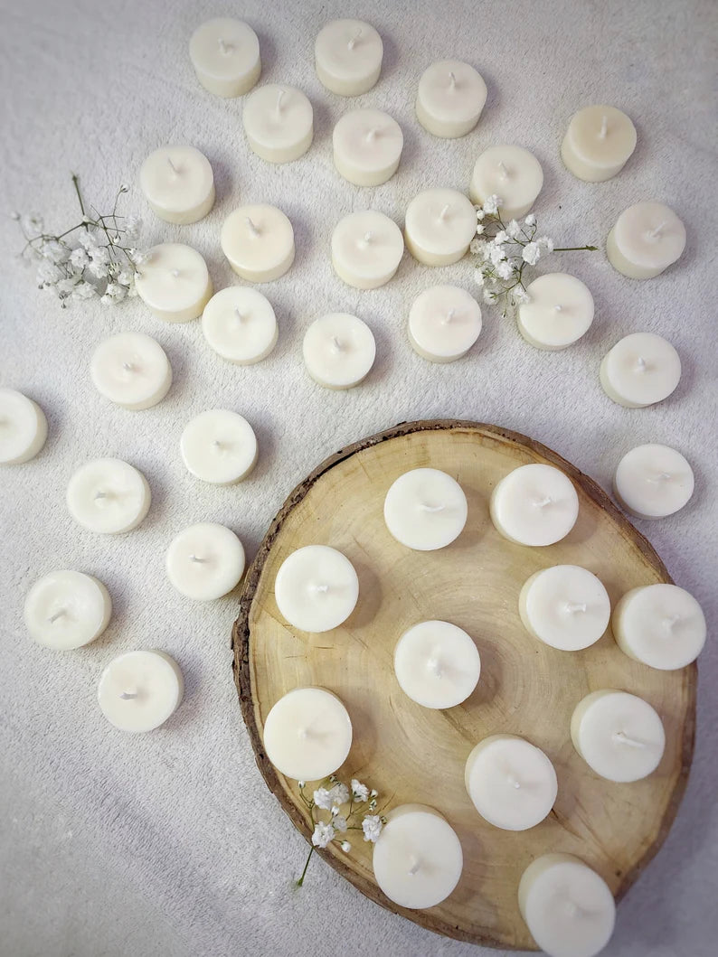 Soy Tea Lights candles - 6., 12. pcs