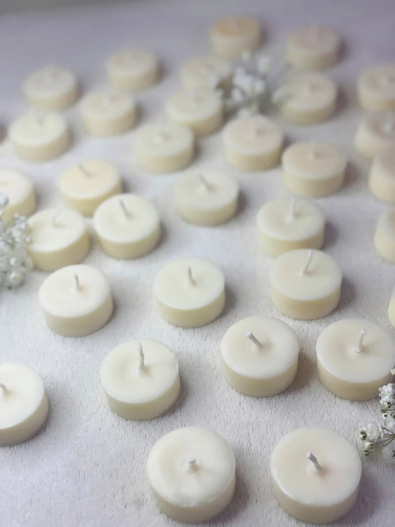 Soy Tea Lights candles - 6., 12. pcs