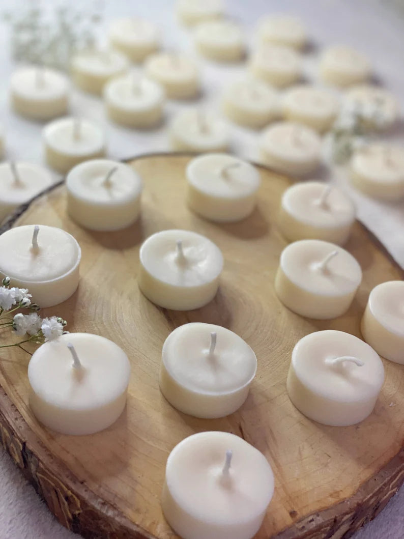 Soy Tea Lights candles - 6., 12. pcs
