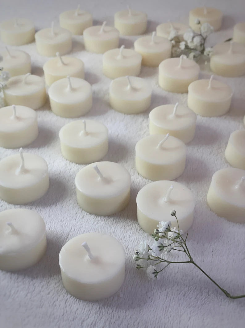 Soy Tea Lights candles - 6., 12. pcs