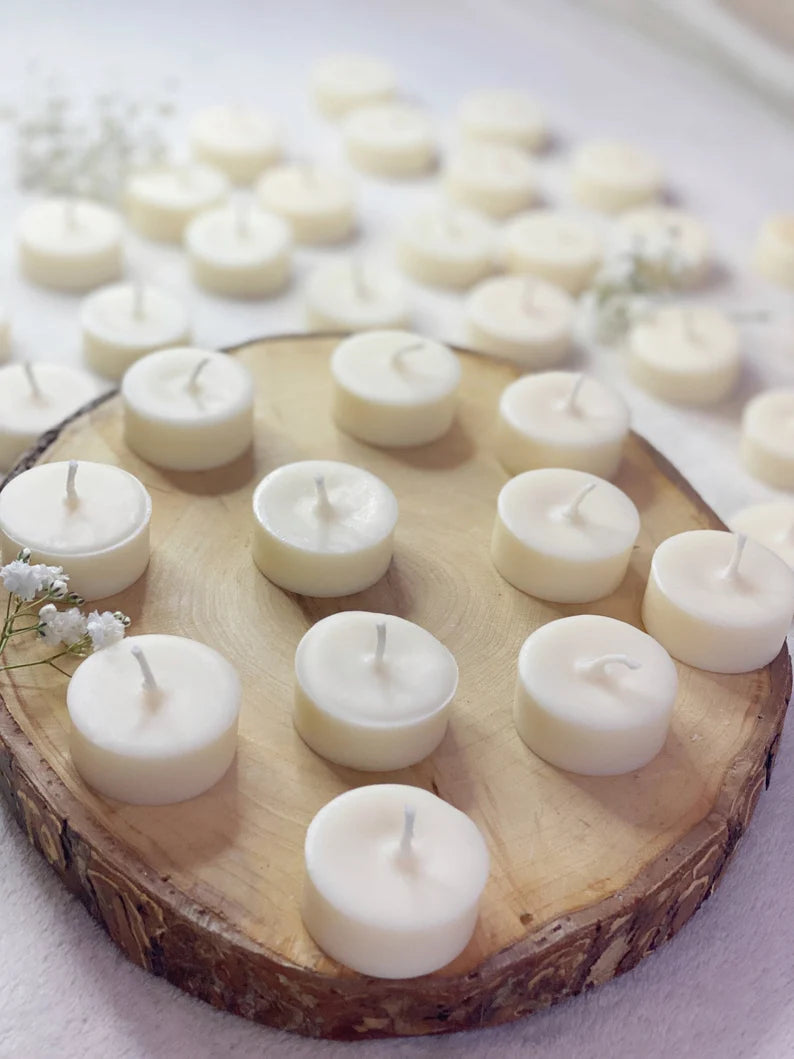 Soy Tea Lights candles - 6., 12. pcs