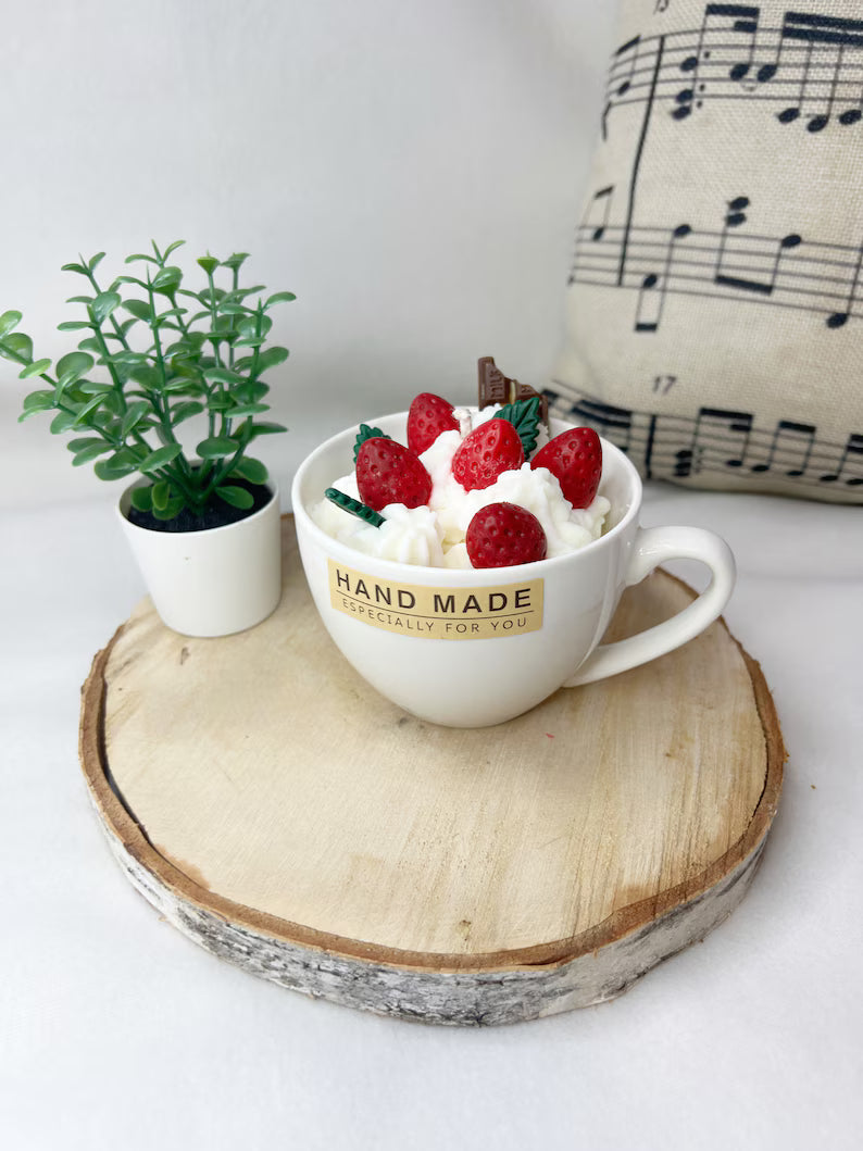 Strawberry Soy Dessert candle
