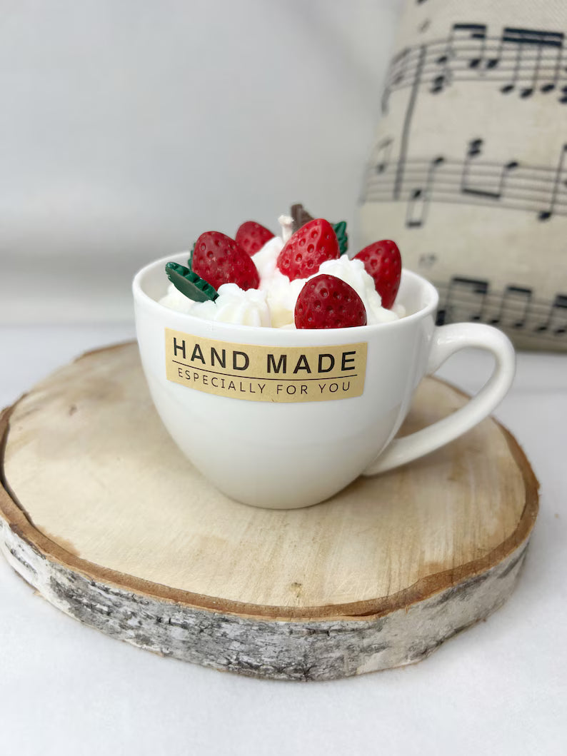 Strawberry Soy Dessert candle