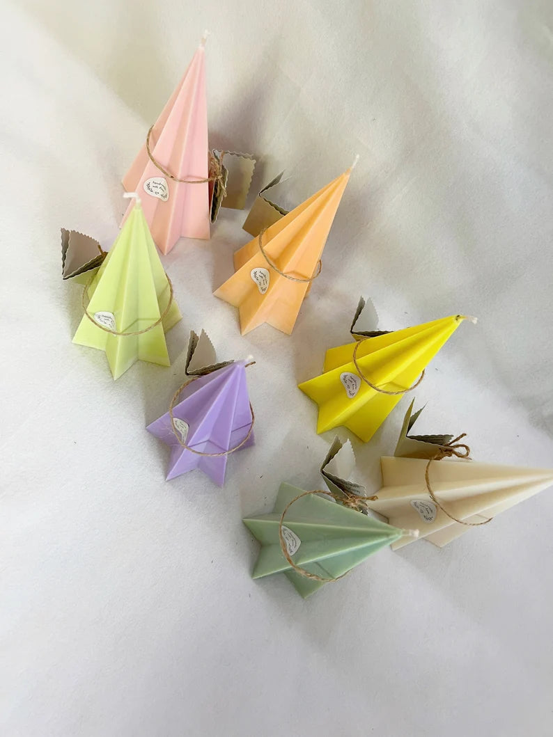 Long Natural fir tree Soy or Palm wax candles