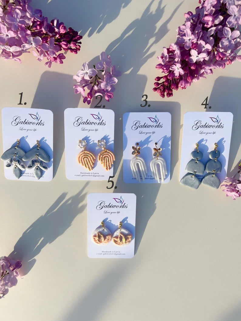 Polymerclay earrings