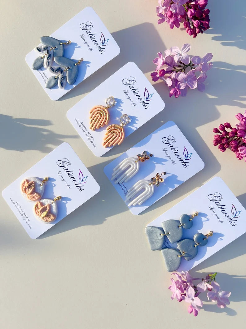 Polymerclay earrings