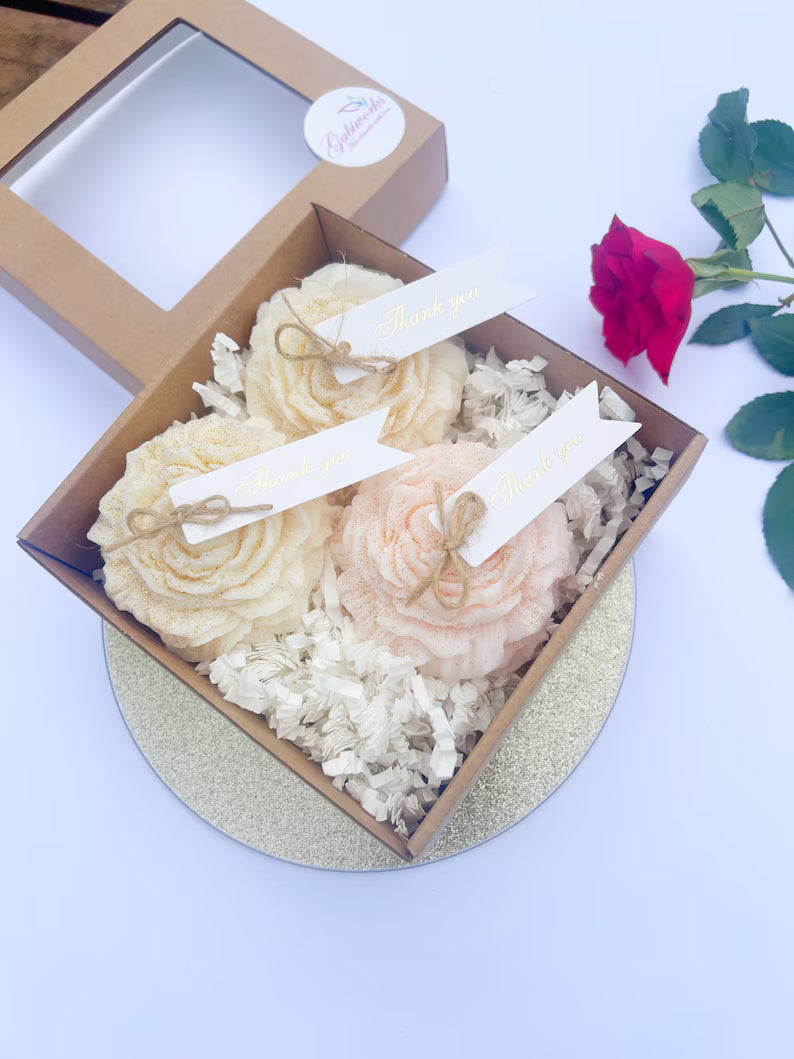 Soy Peony candle Gift Set 3