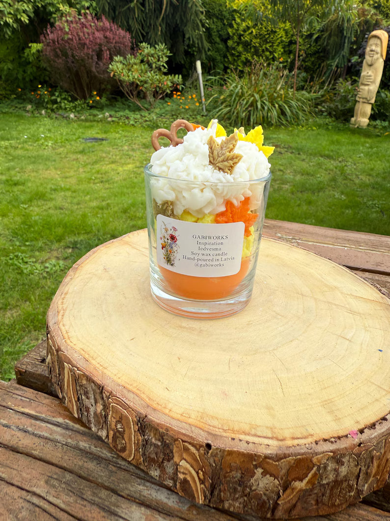 Orange Autumn Soy candle