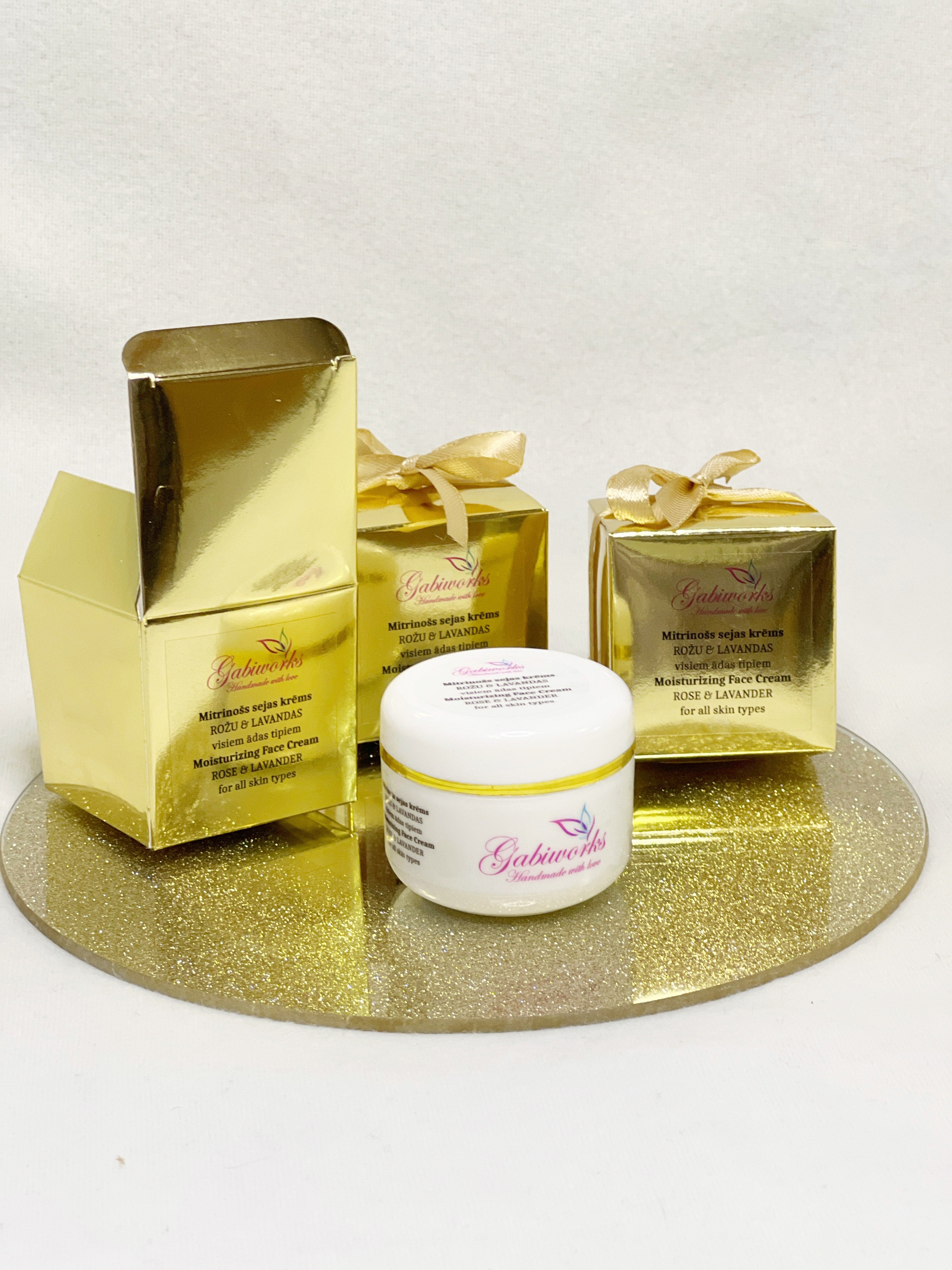 Moisturizing Face Cream with Rose & Lavender