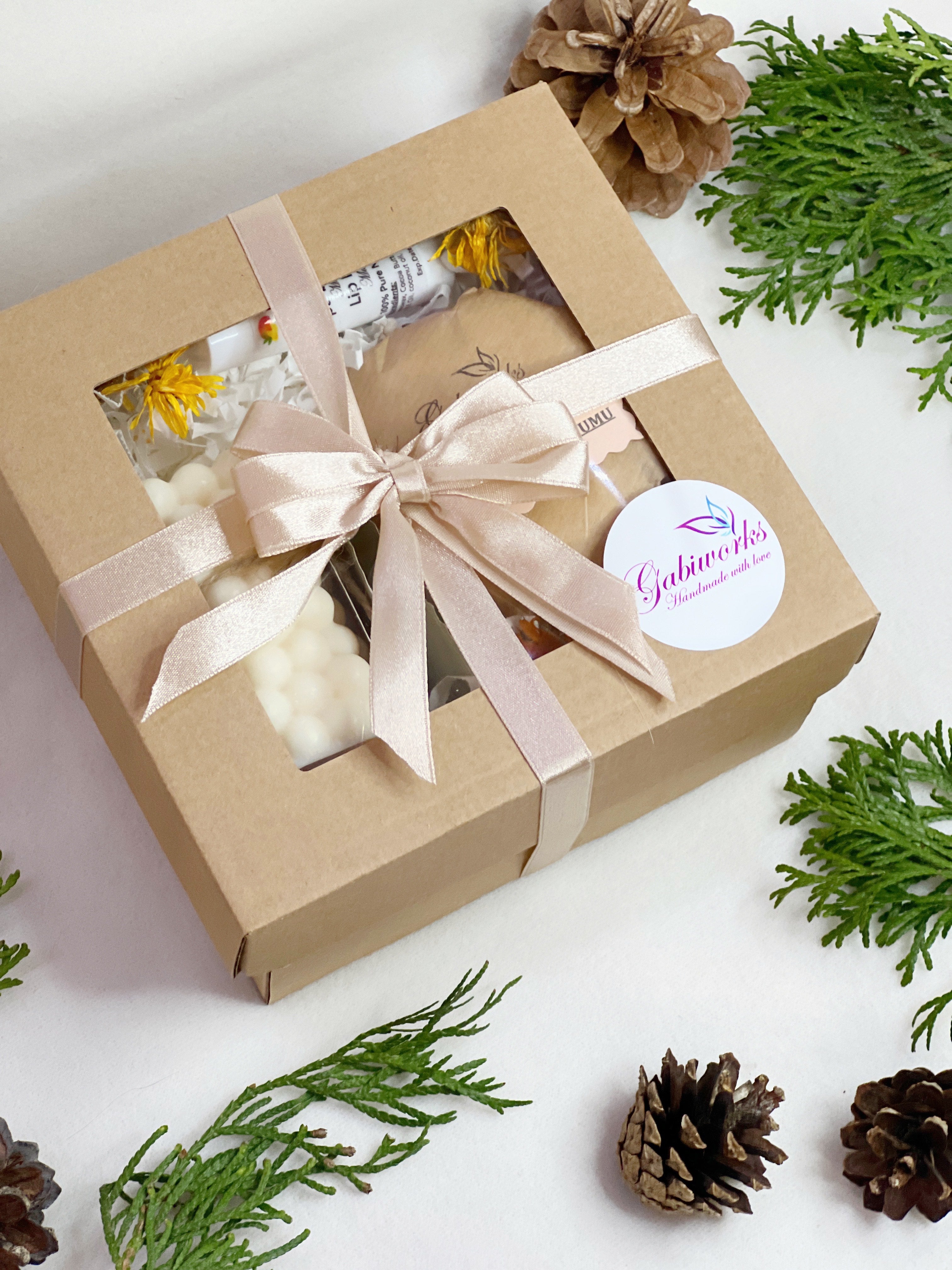 Gift Set – Soy Candle, Soap, Lip Balm